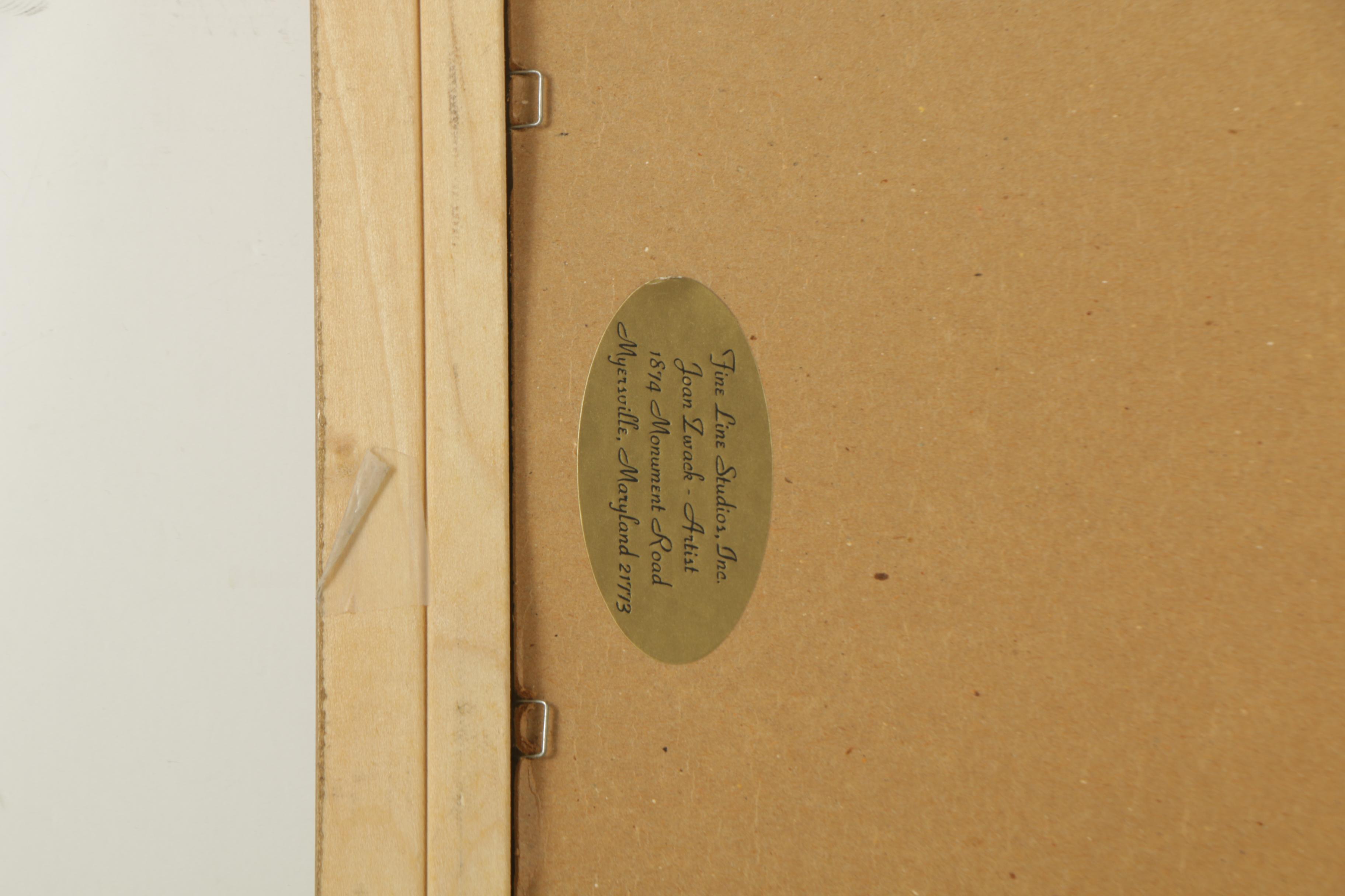 Joan Zwack Limited Edition Offset Lithograph "The Olney Theater"