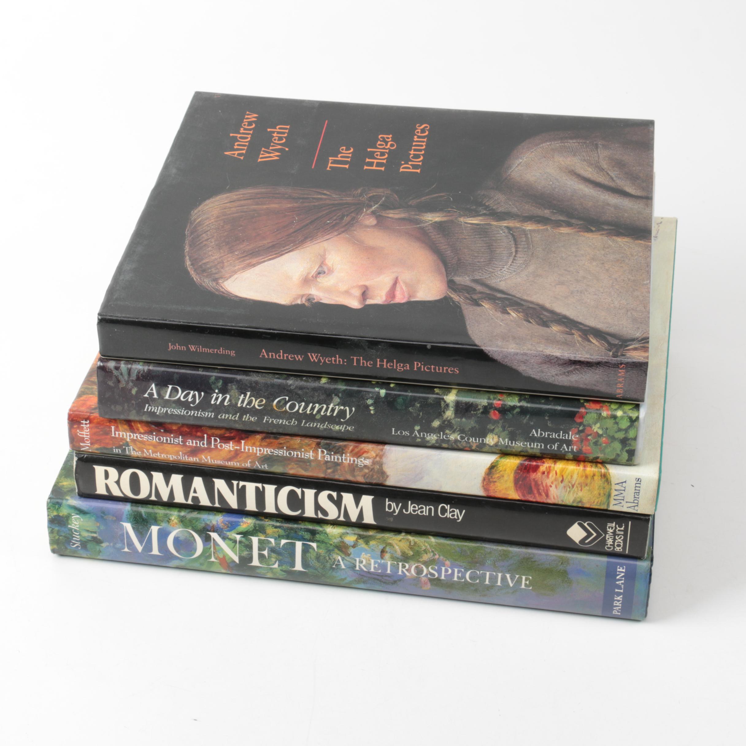 Art Books featuring Impressionist Paintings and Romanticism Genres