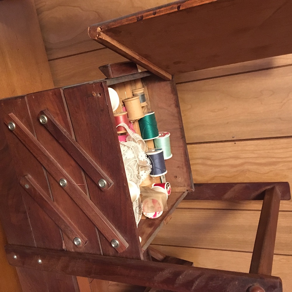 Vintage Sewing Basket