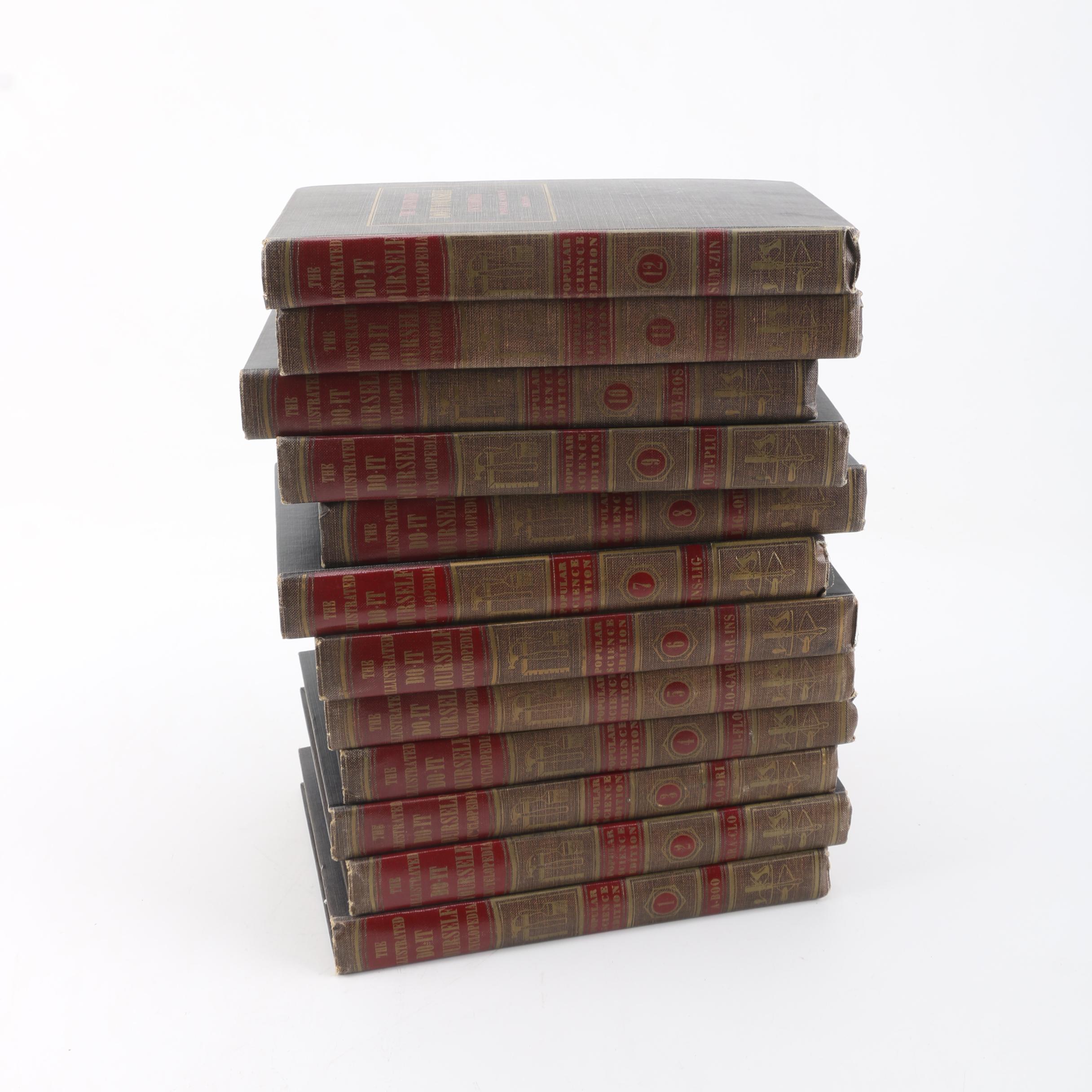 1956 "Popular Science Do-It-Yourself Encyclopedia" in Twelve Volumes