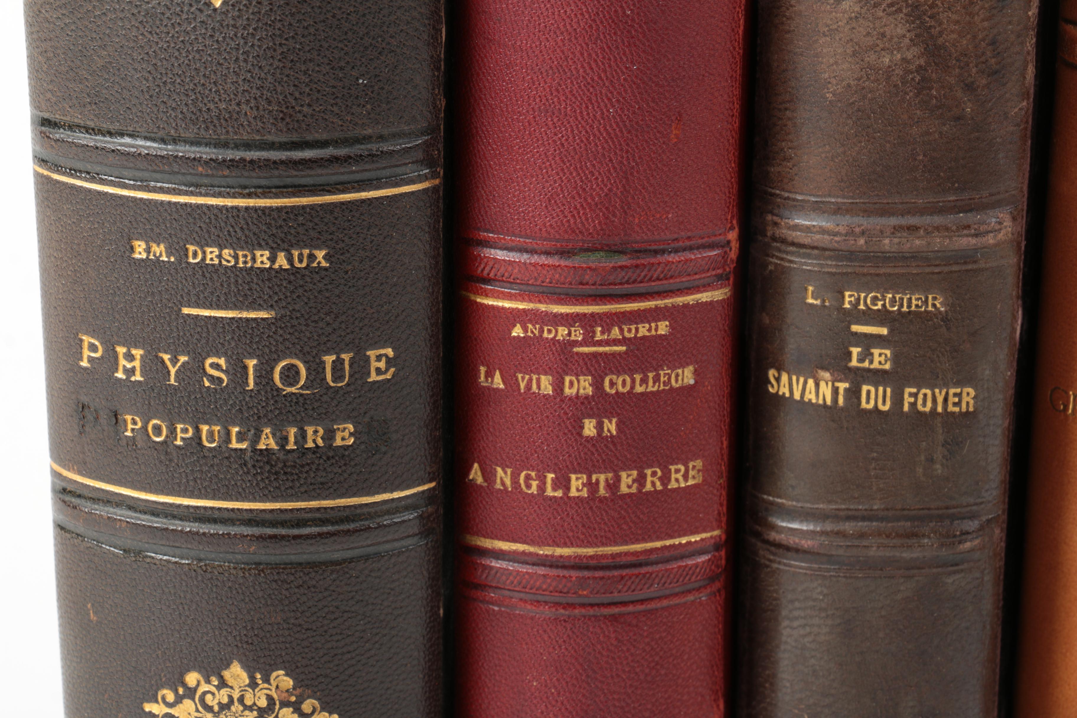 Eugène-Louis Dumont Signed "Histoire du Grand-Saconnex" and Other French Books