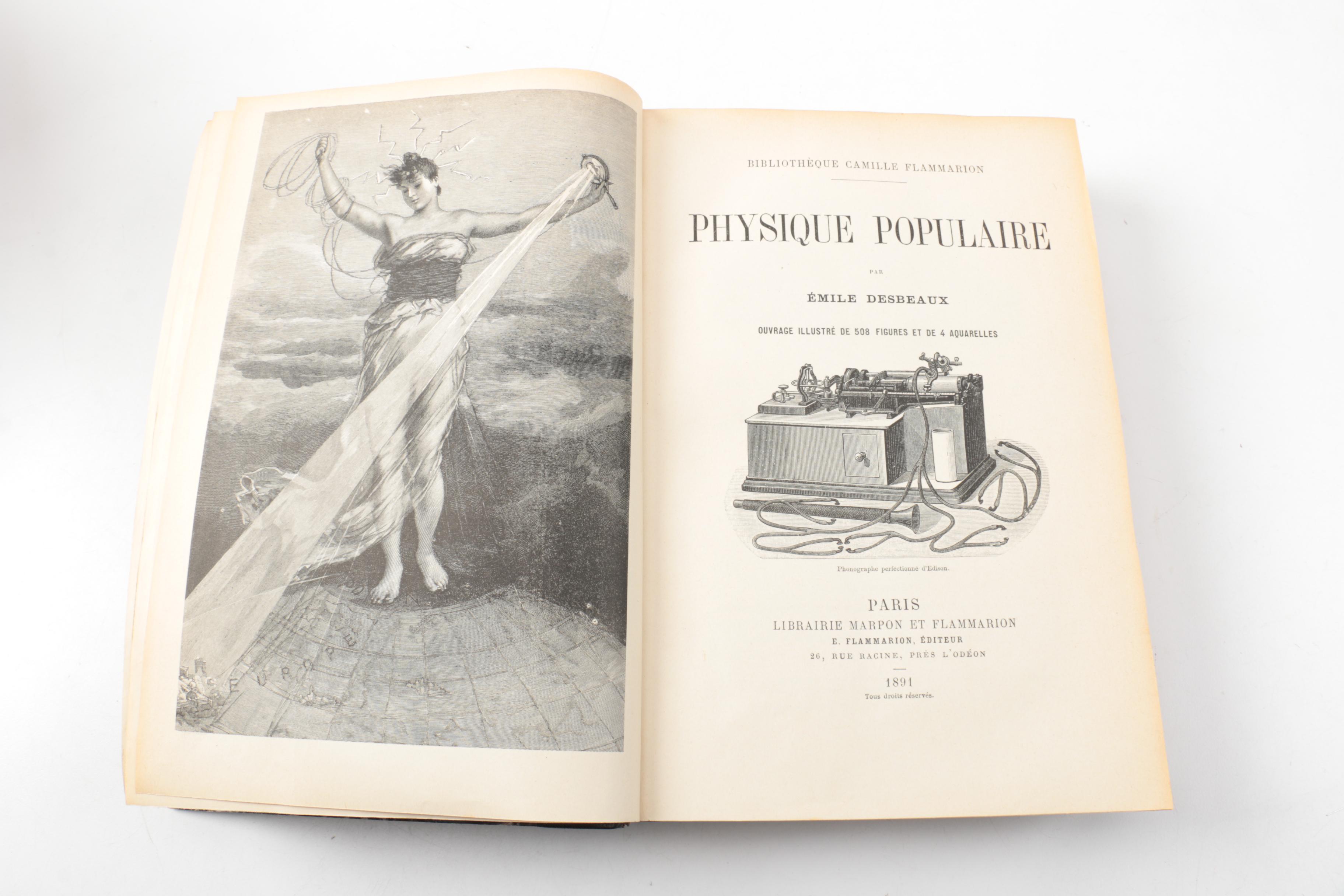 Eugène-Louis Dumont Signed "Histoire du Grand-Saconnex" and Other French Books