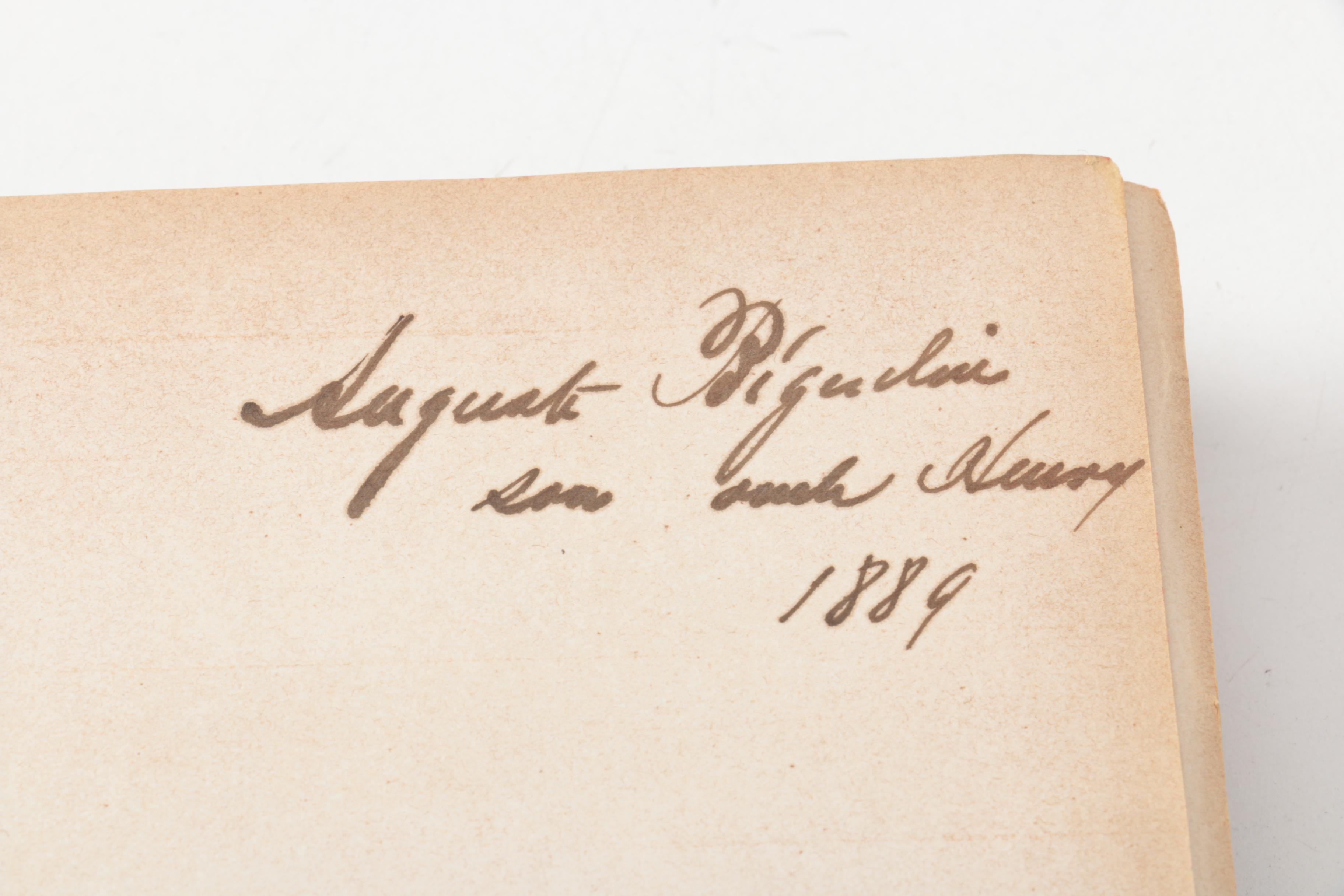 Eugène-Louis Dumont Signed "Histoire du Grand-Saconnex" and Other French Books