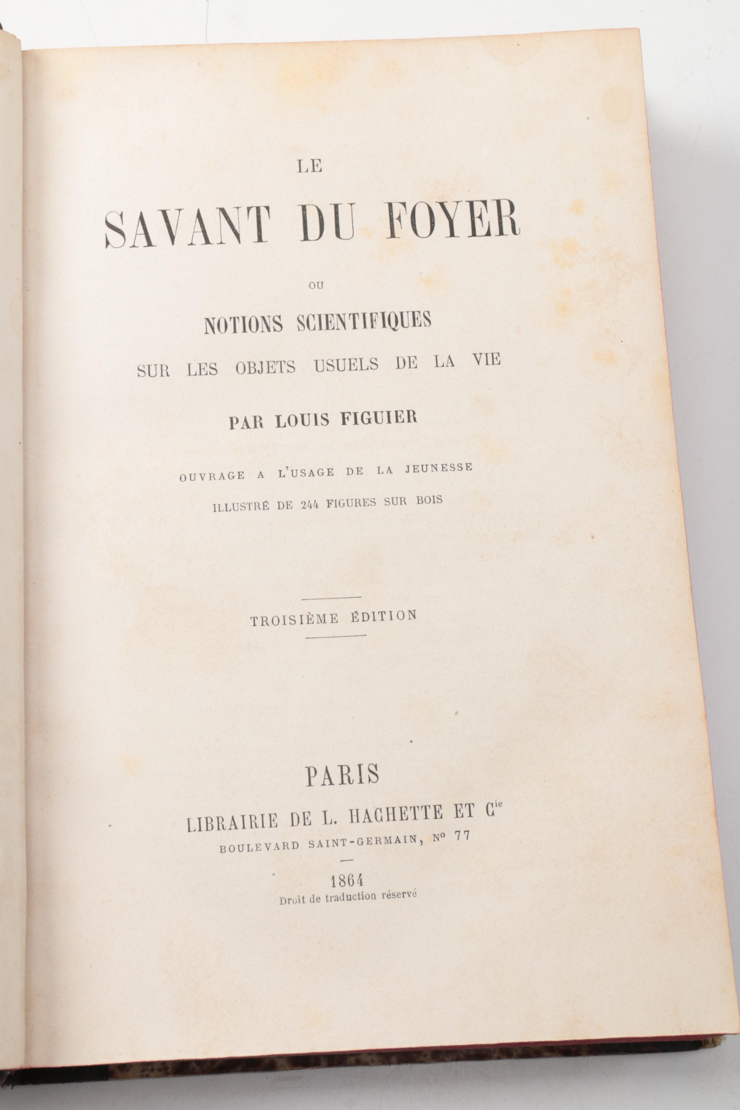 Eugène-Louis Dumont Signed "Histoire du Grand-Saconnex" and Other French Books