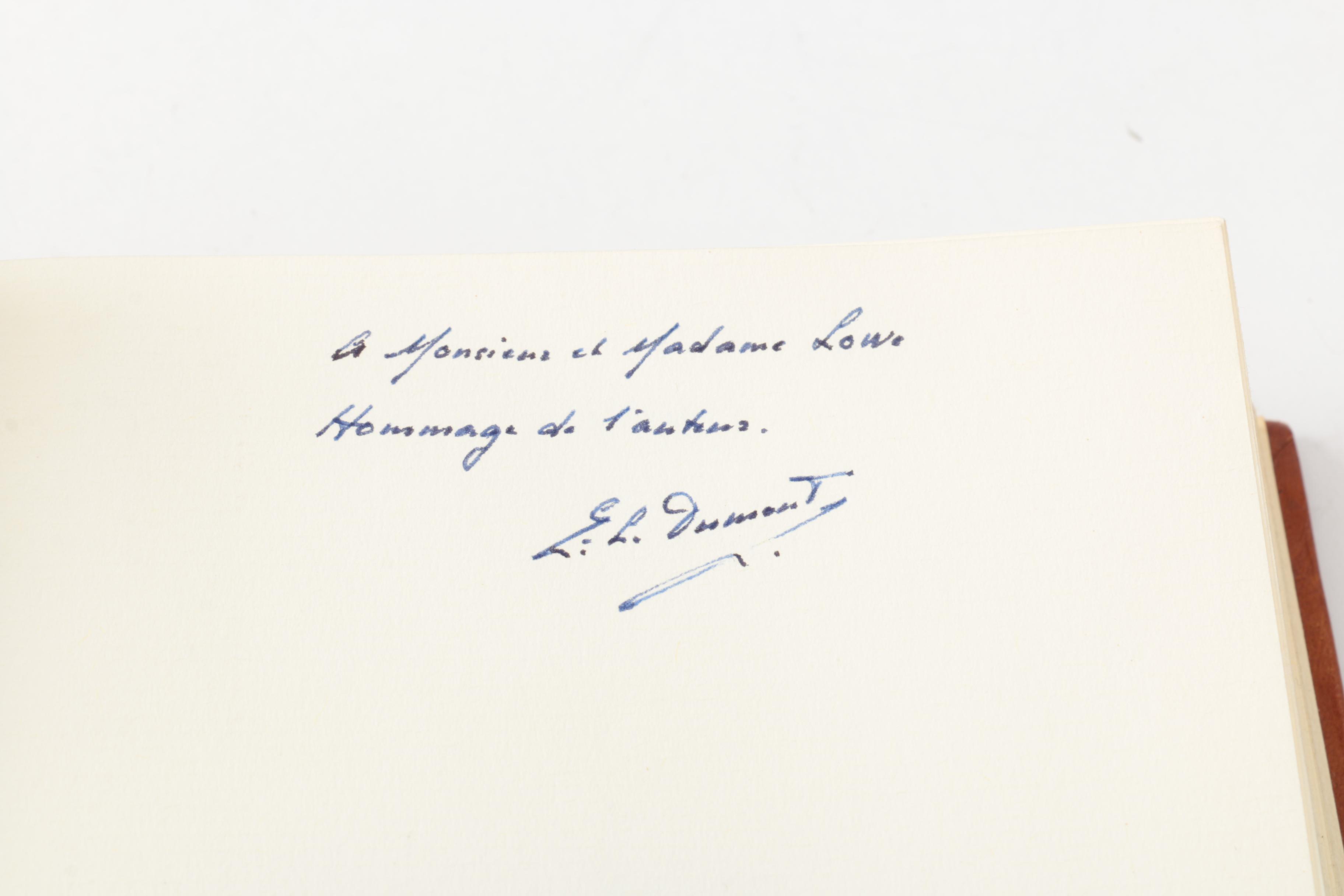 Eugène-Louis Dumont Signed "Histoire du Grand-Saconnex" and Other French Books