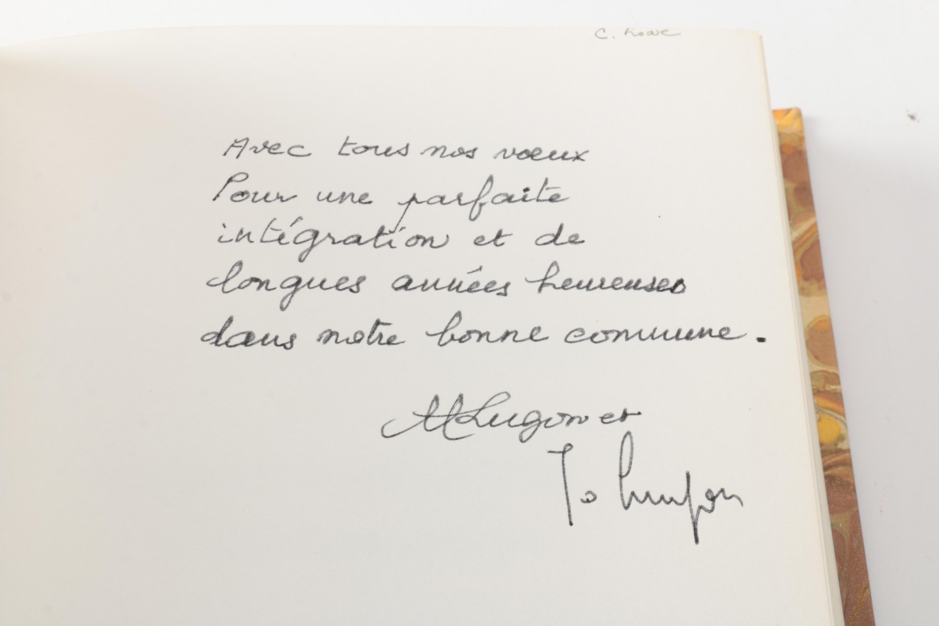 Eugène-Louis Dumont Signed "Histoire du Grand-Saconnex" and Other French Books