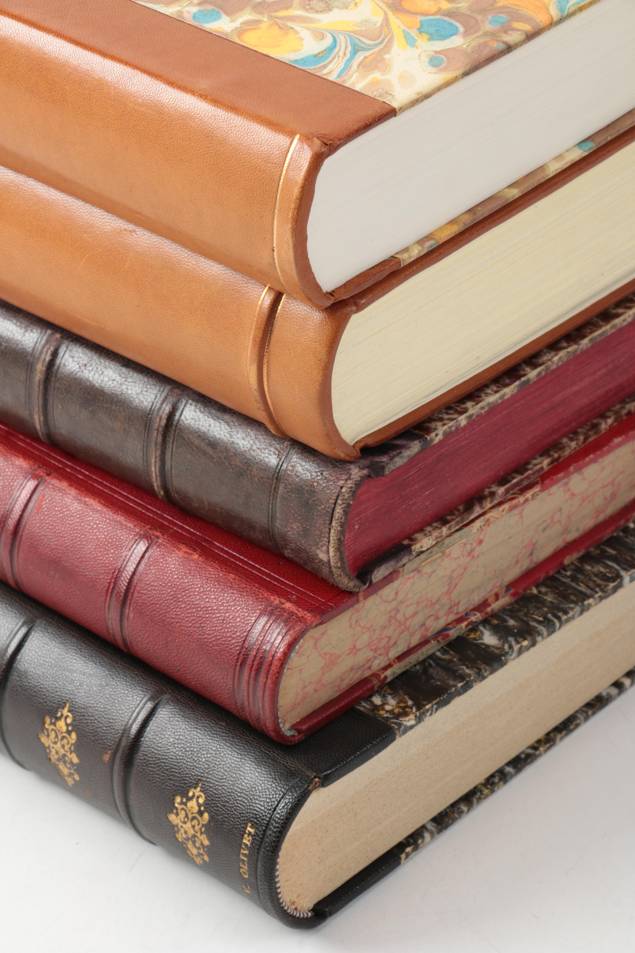 Eugène-Louis Dumont Signed "Histoire du Grand-Saconnex" and Other French Books