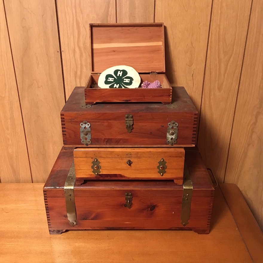 Wooden Boxes and Chests