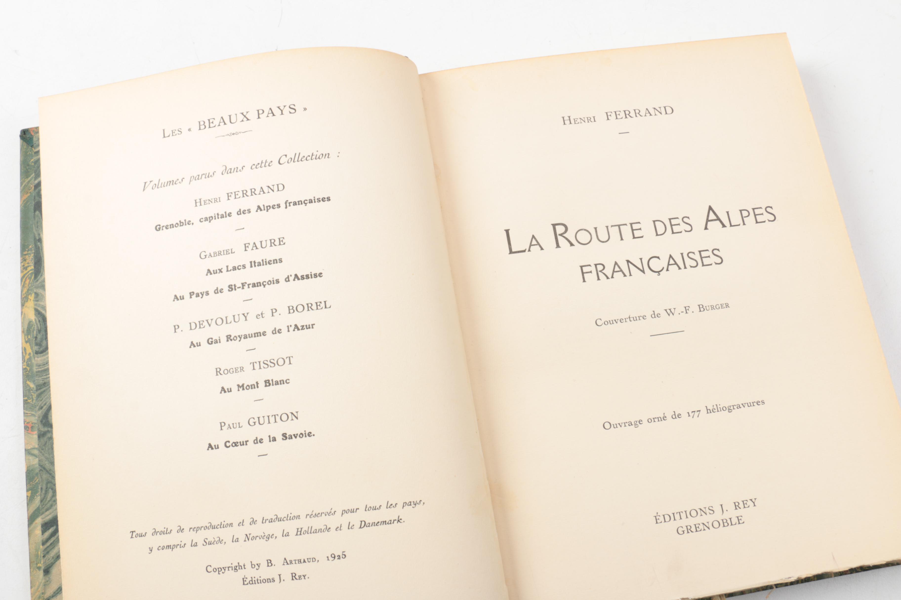 Antique French Historical Works