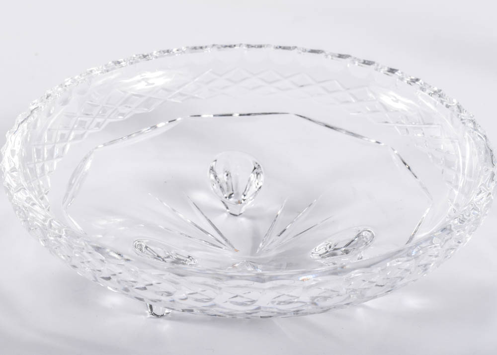 Cut Glass and Crystal Decor Grouping