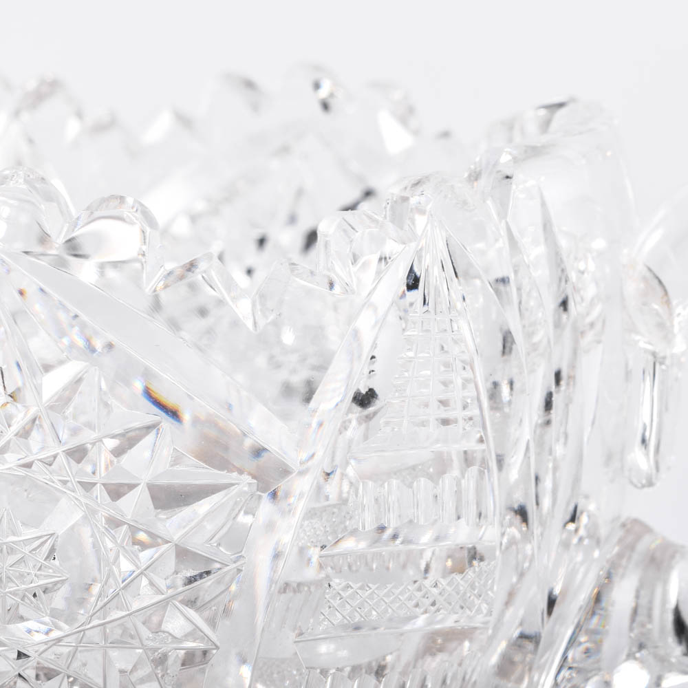 Cut Glass and Crystal Decor Grouping