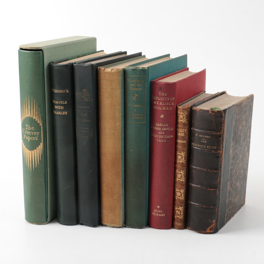 Assorted Antique and Vintage Hardcover Books