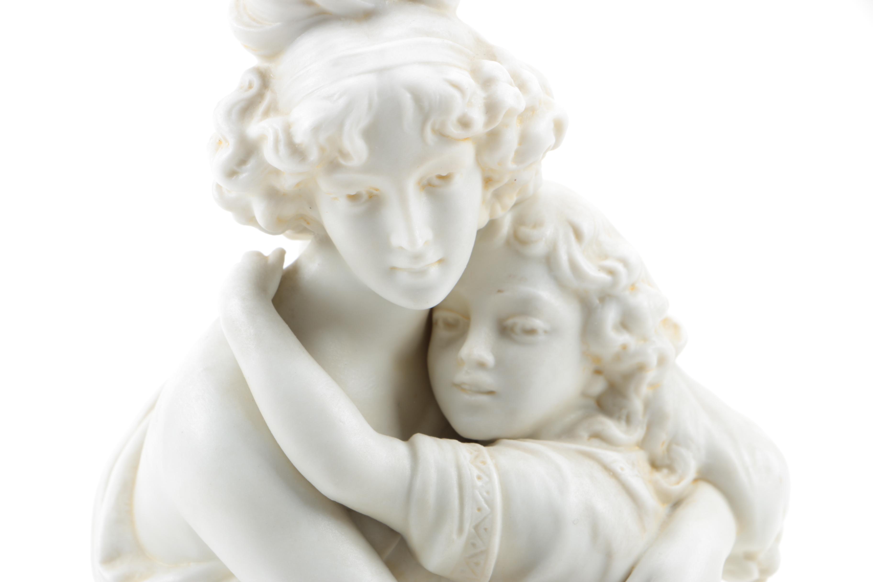 Kister Elizabeth Vigee LeBrun and her Daughter Porcelain Figurine