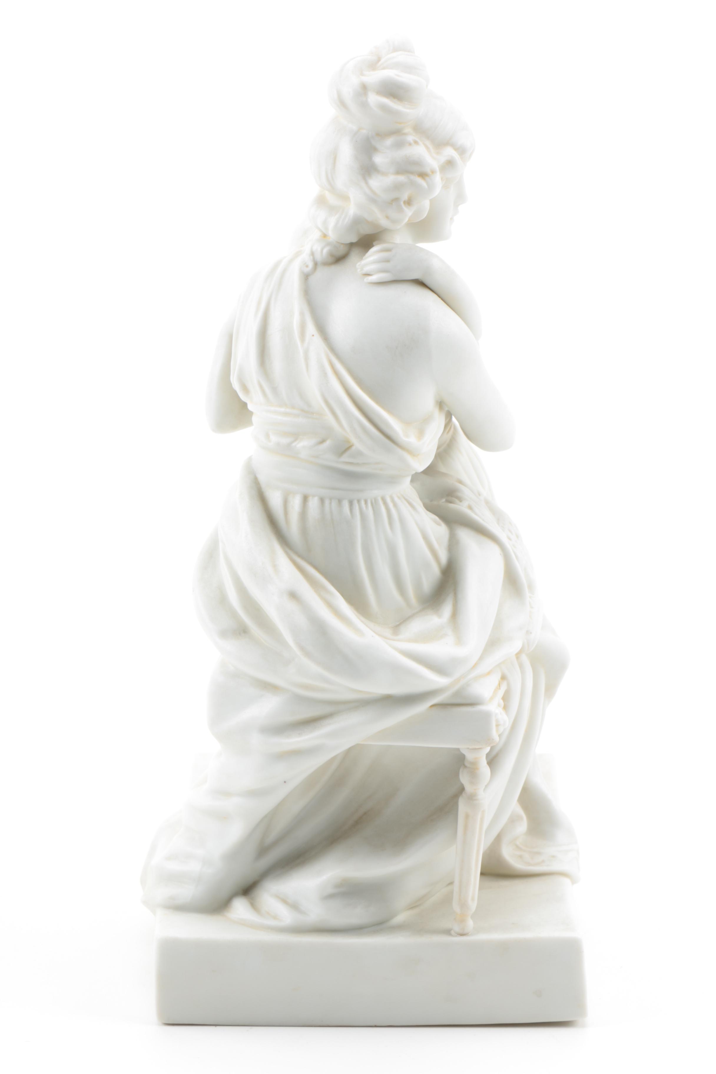 Kister Elizabeth Vigee LeBrun and her Daughter Porcelain Figurine