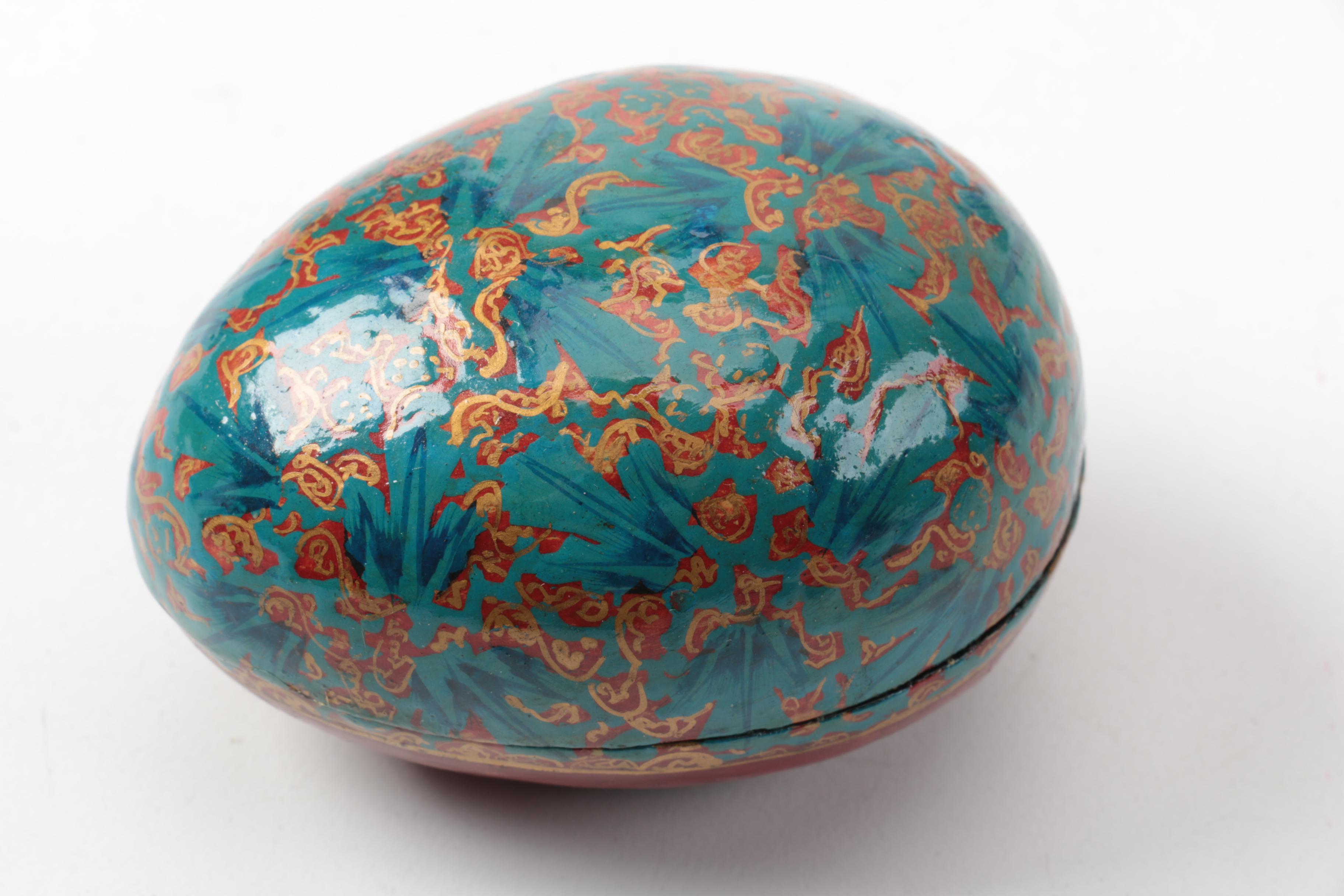 Decorative Wood and Ceramic Eggs