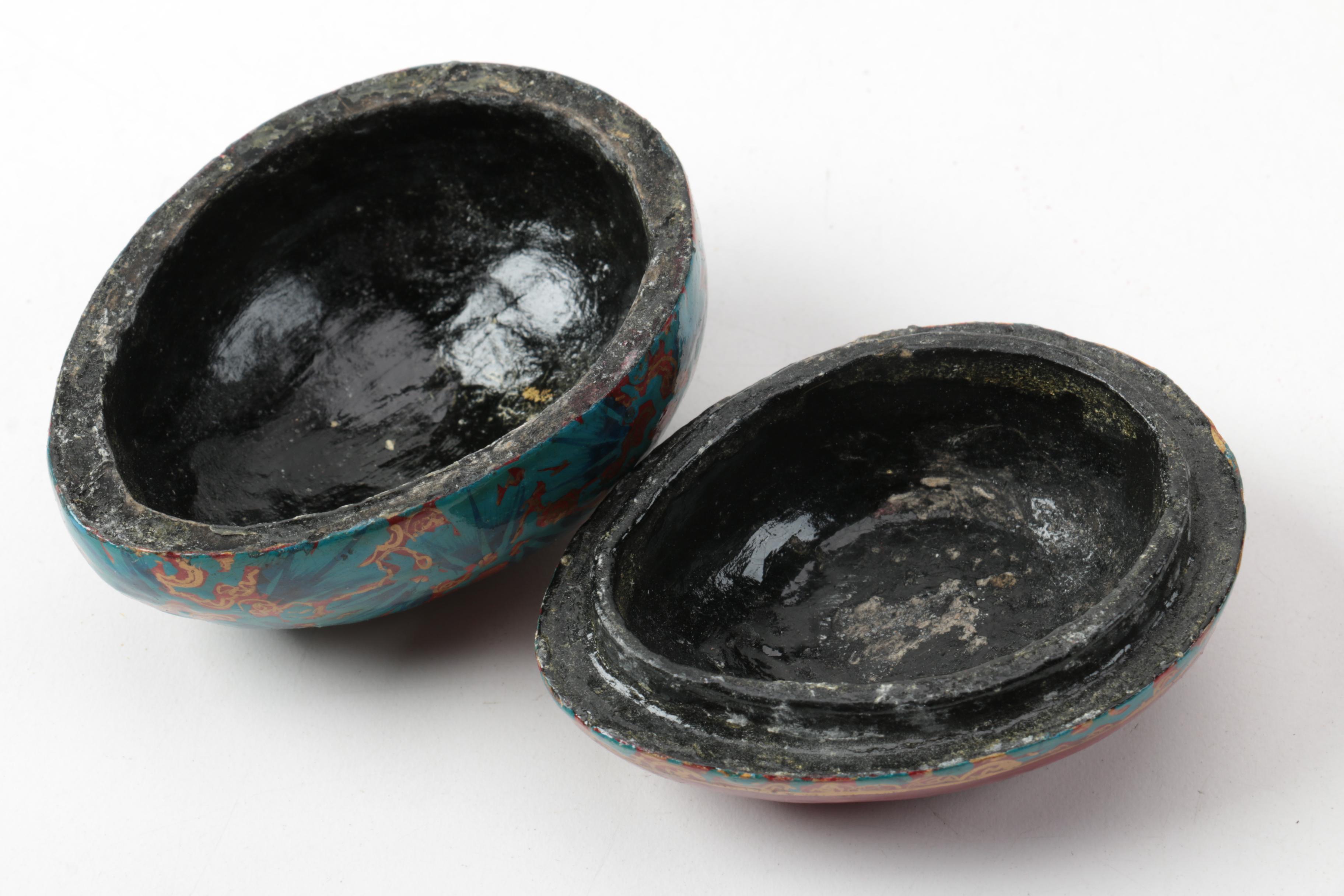 Decorative Wood and Ceramic Eggs