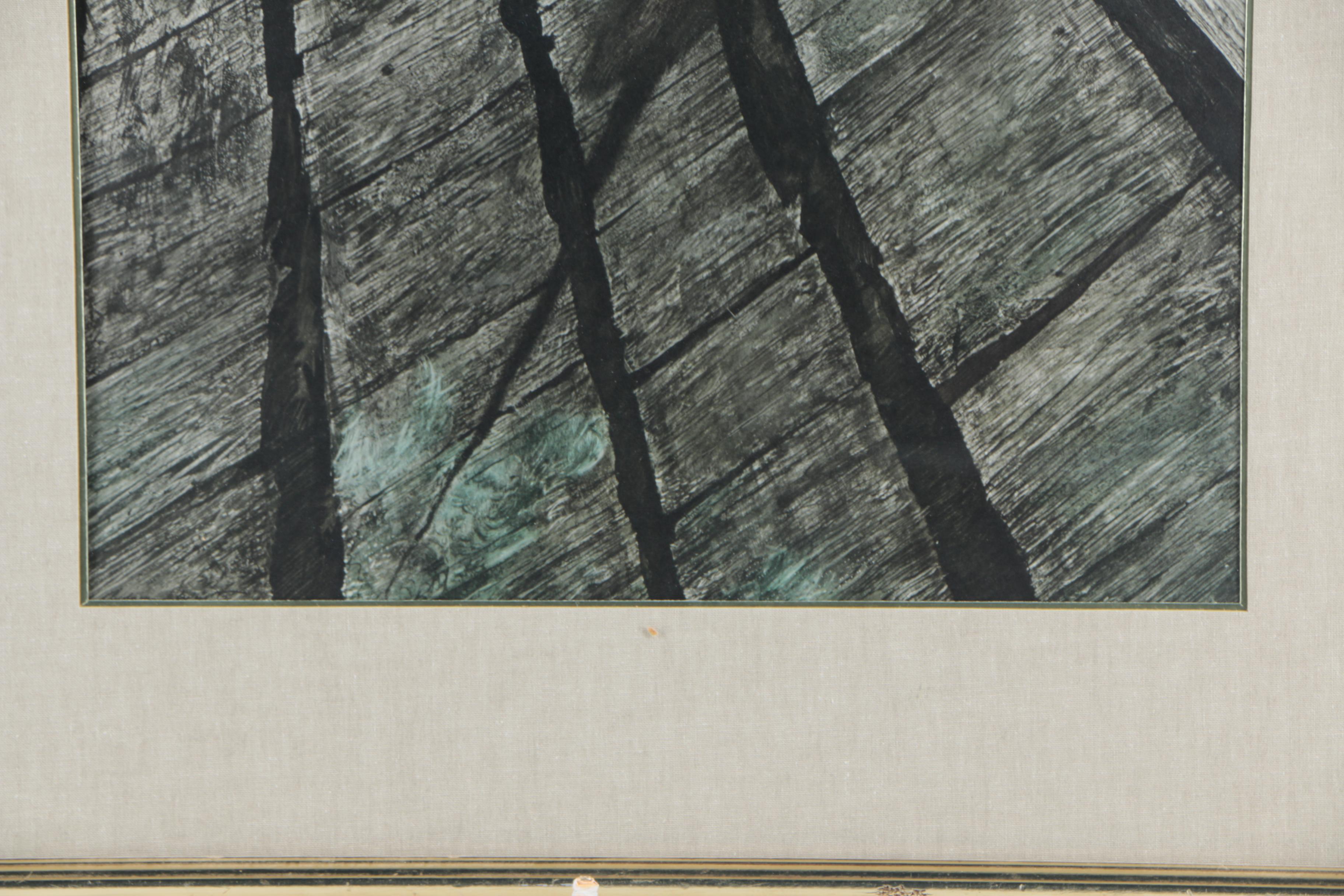 Reproduction Print on Paper After Andrew Wyeth's "Northern Point"