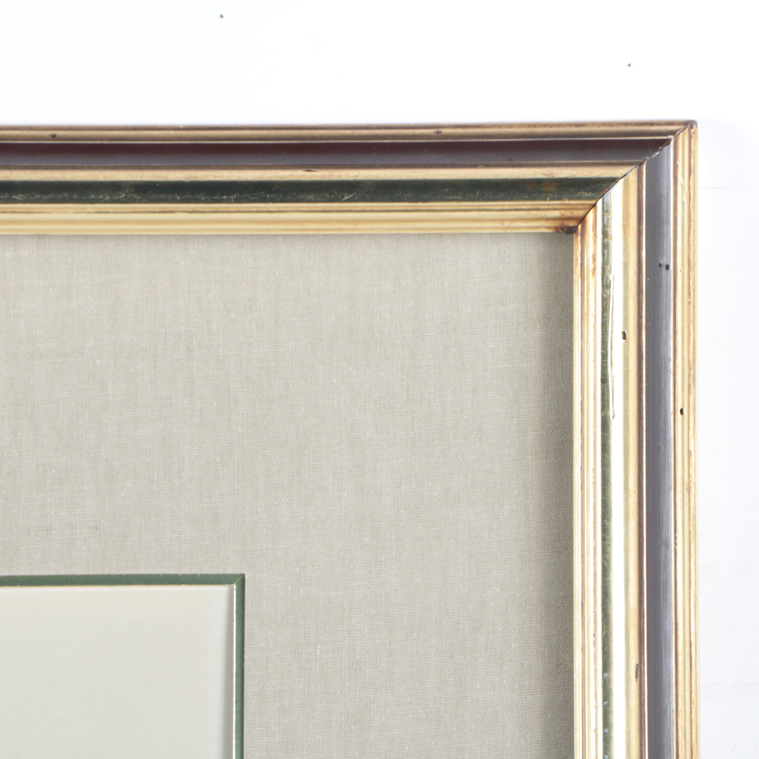 Reproduction Print on Paper After Andrew Wyeth's "Northern Point"