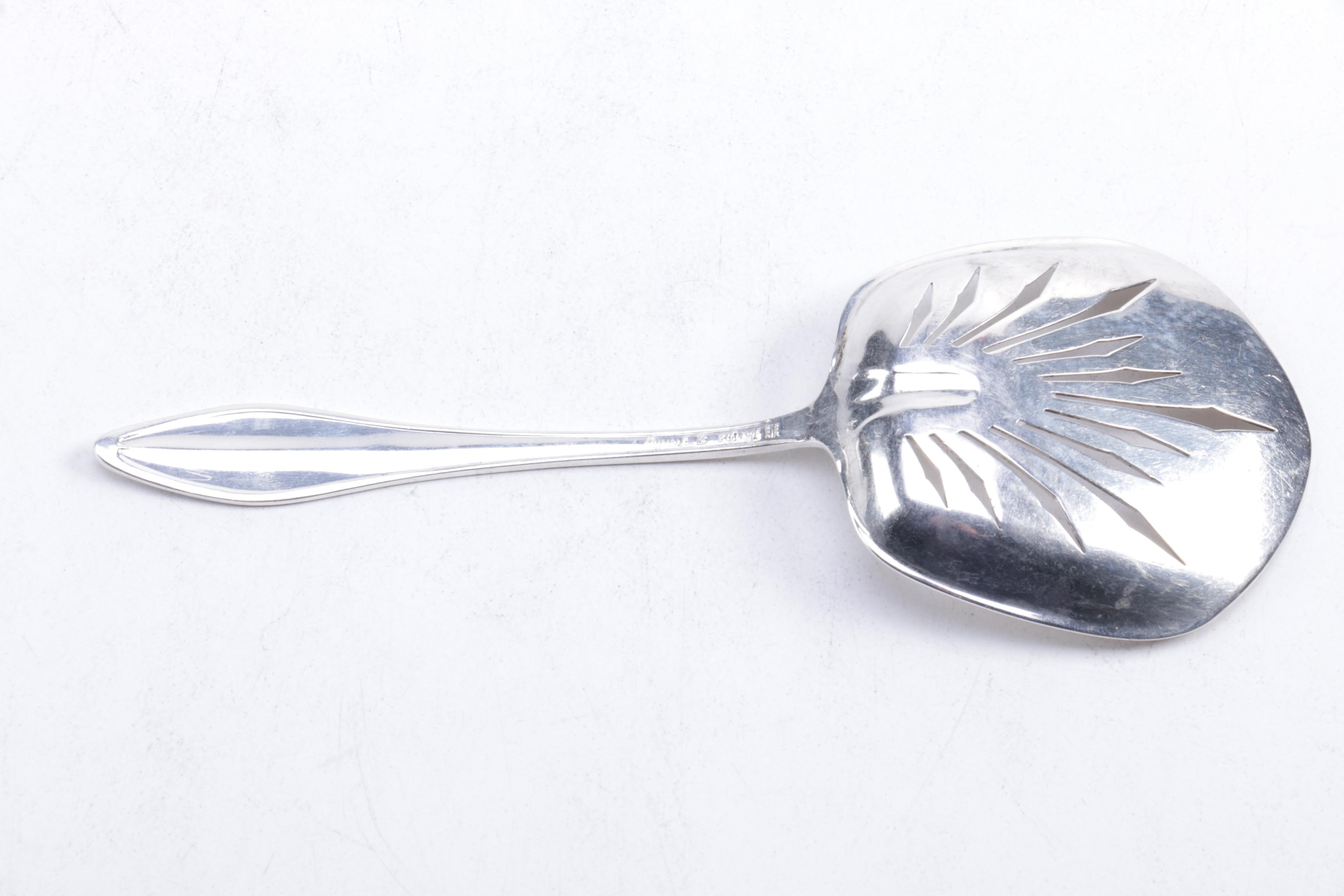 Towle "Mary Chilton" and Whiting Mfg. Co. "Adam" Sterling Serving Utensils