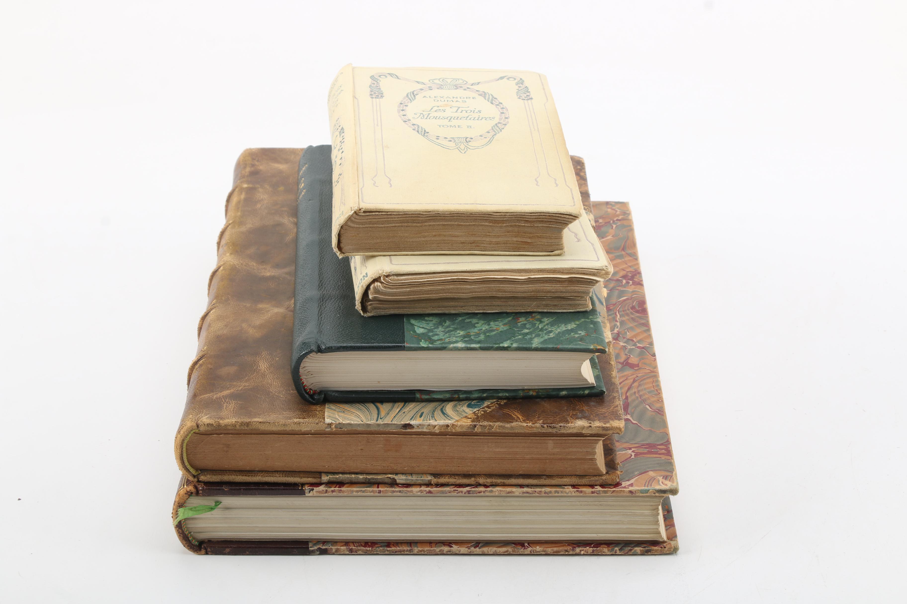 French-Language Books Including 1903 "Les Animaux Excentriques" by Henri Coupin