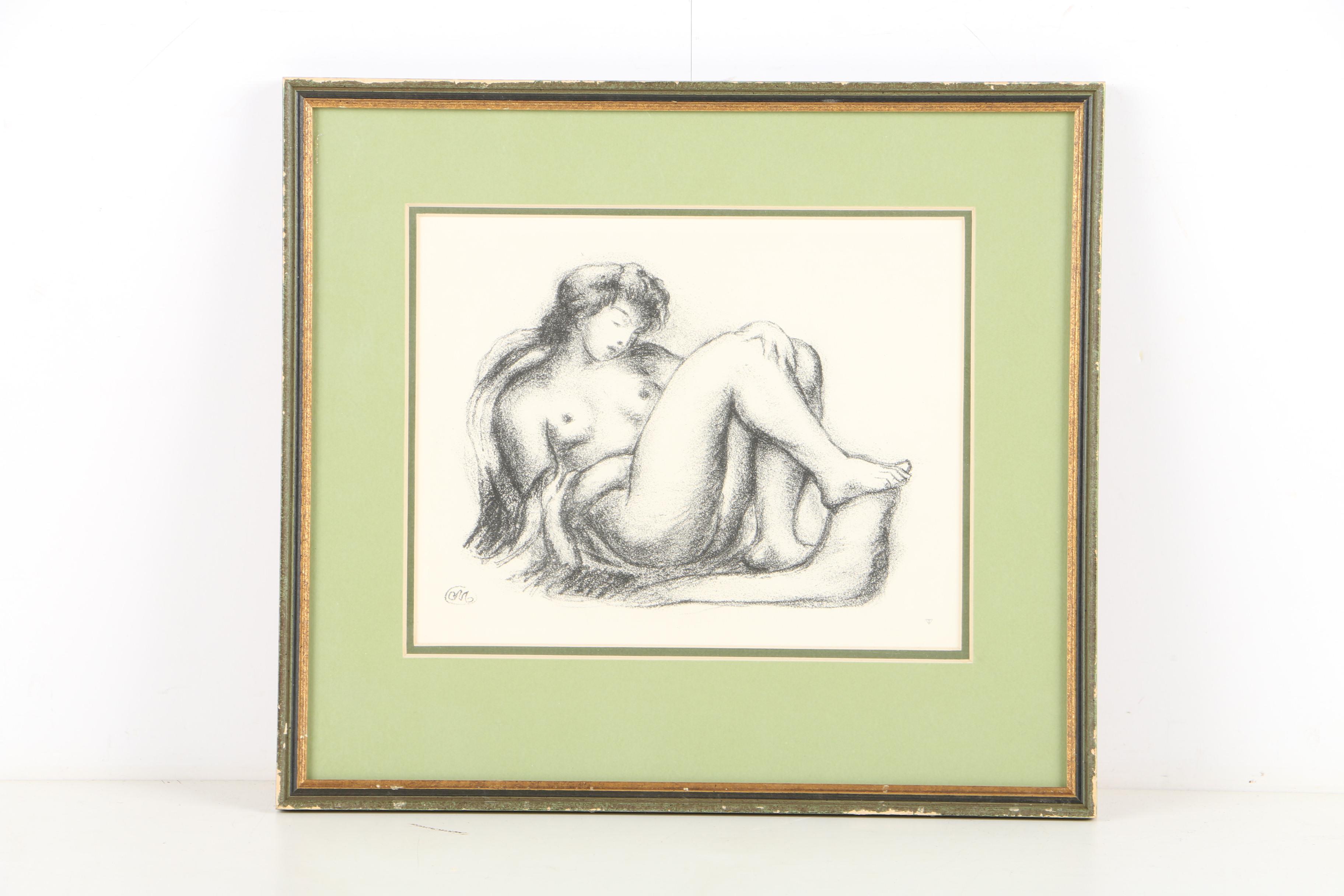 Lithographs of Women After Berthe Morisot and Aristide Maillol