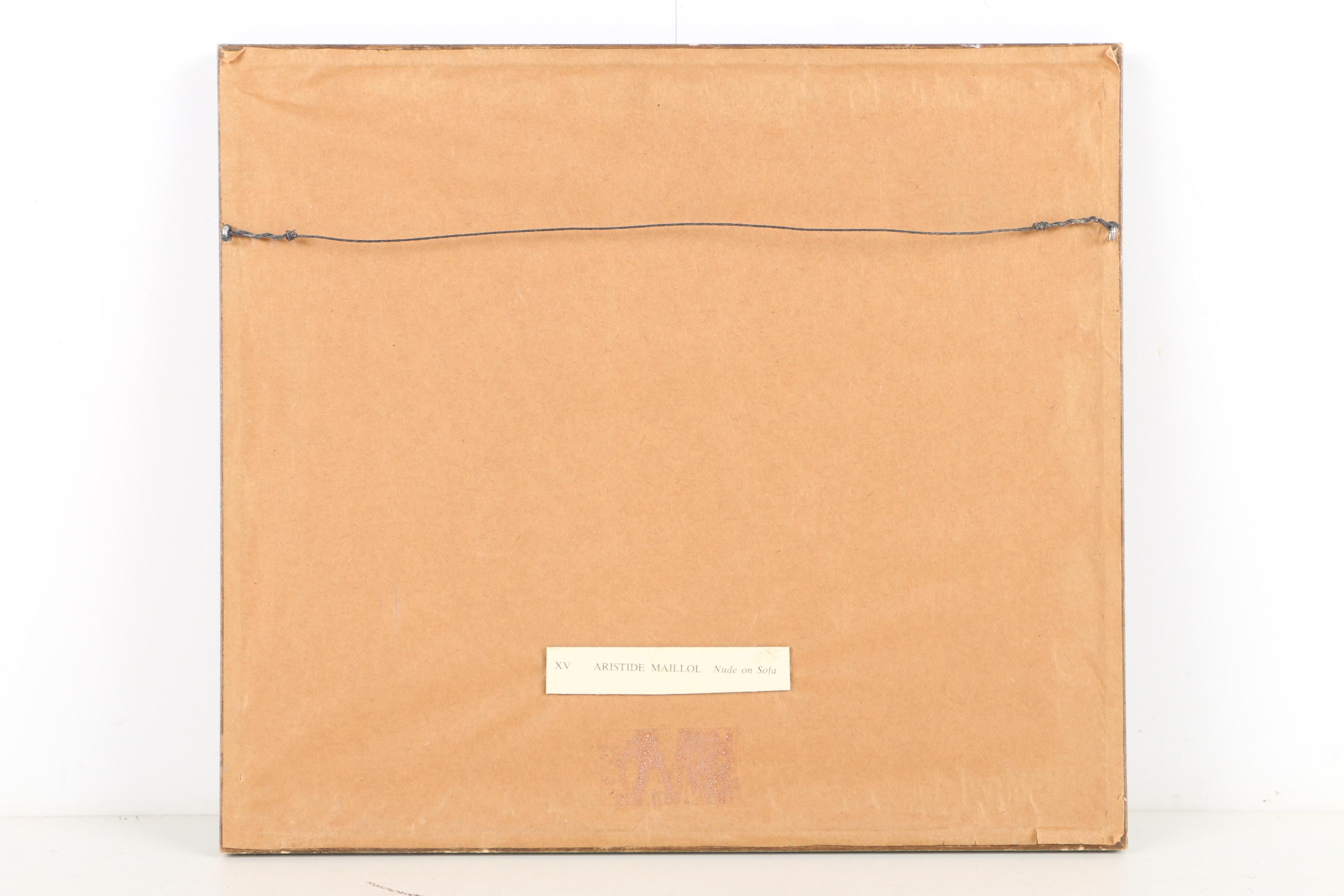 Lithographs of Women After Berthe Morisot and Aristide Maillol