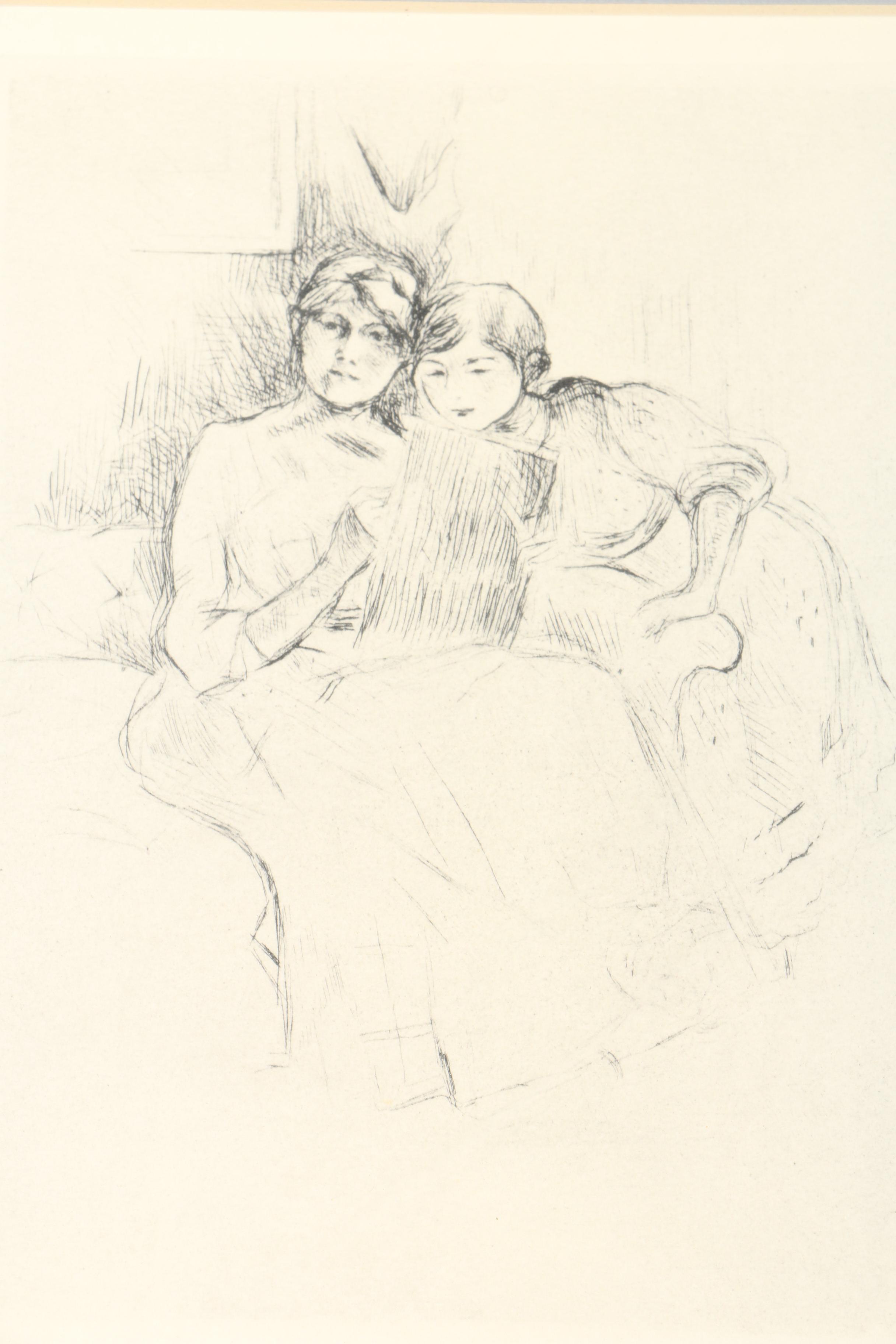 Lithographs of Women After Berthe Morisot and Aristide Maillol