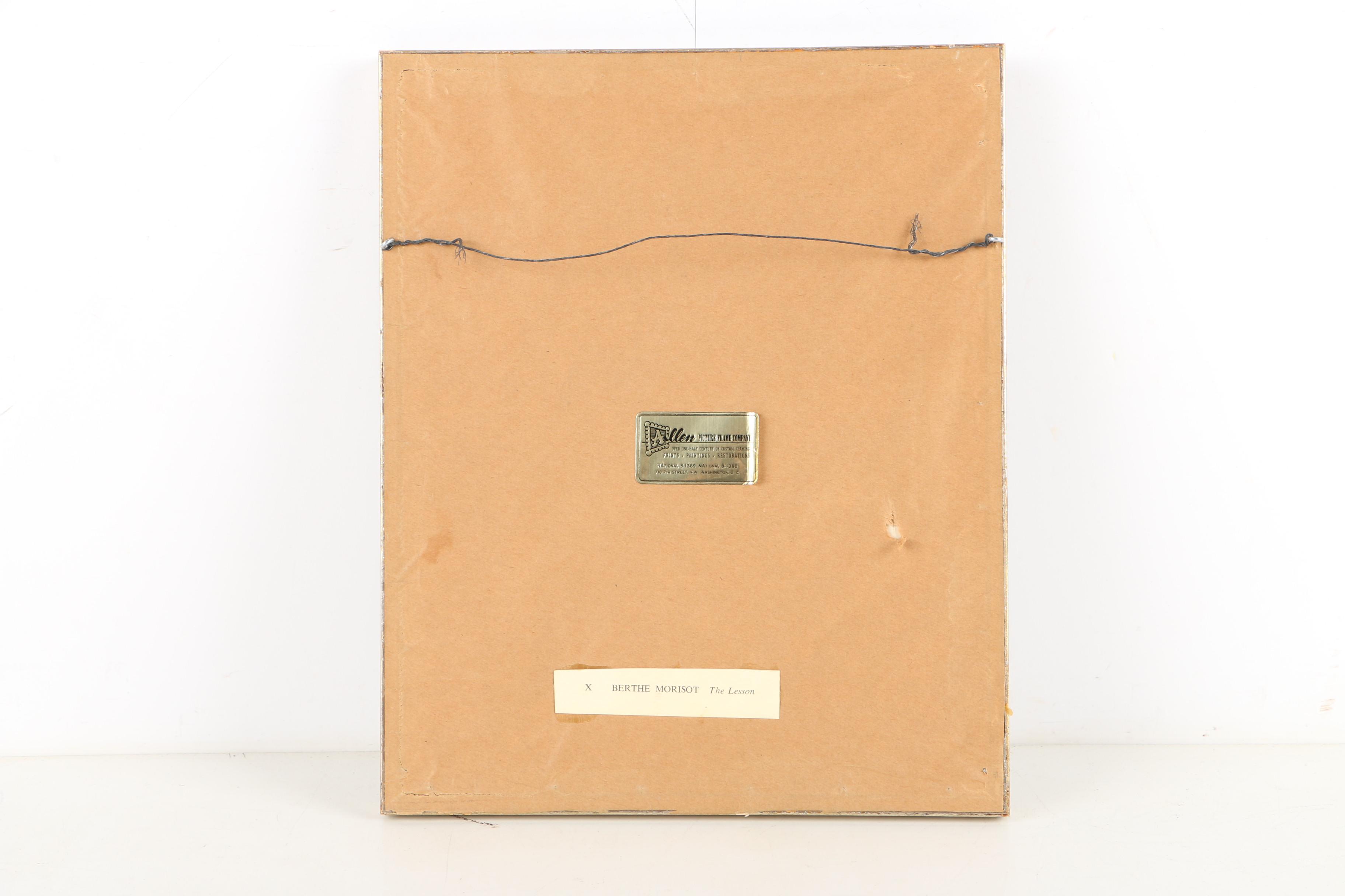 Lithographs of Women After Berthe Morisot and Aristide Maillol