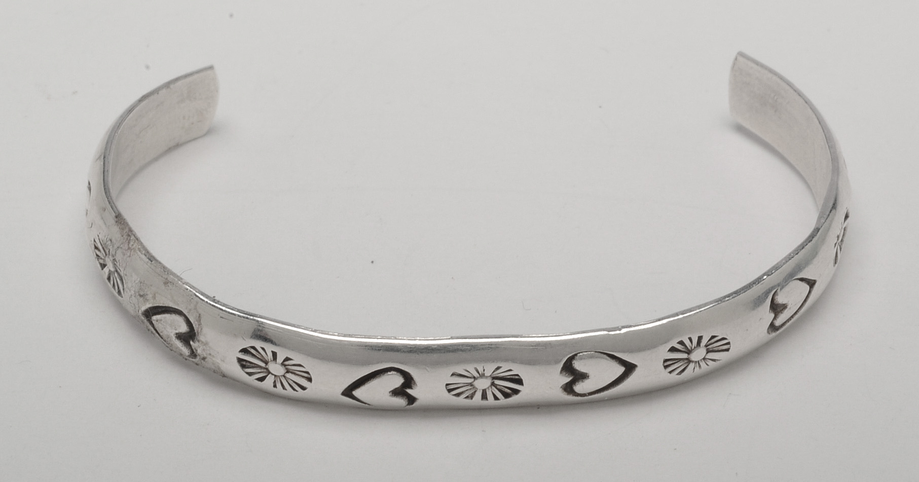 Signed Navajo Diné Sterling Silver Cuffs Including Fred Maloney