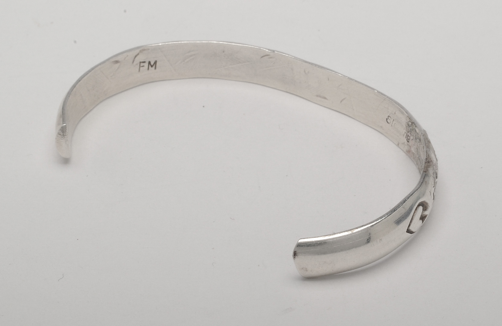 Signed Navajo Diné Sterling Silver Cuffs Including Fred Maloney