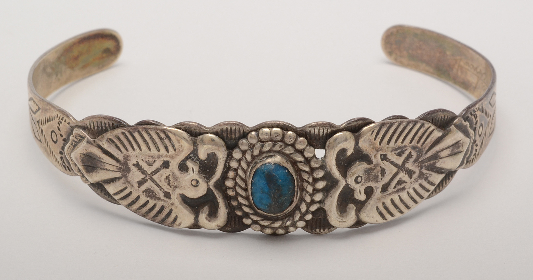 Sterling Silver Cuff Bracelets and Slide Pendant