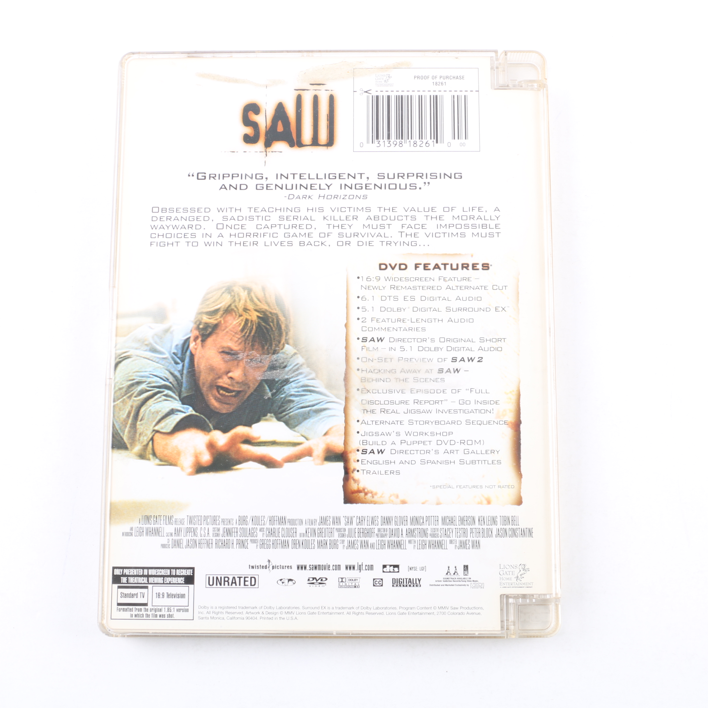 "SAW" Films DVD Collection