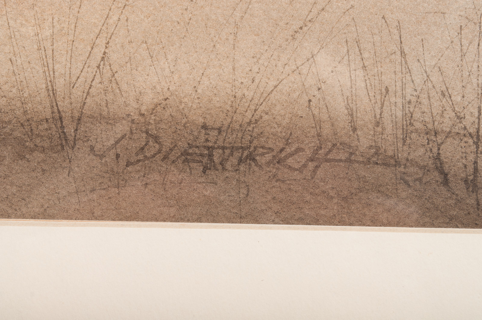 Jack Dietrich Watercolor Painting on Paper "Yucca Land"