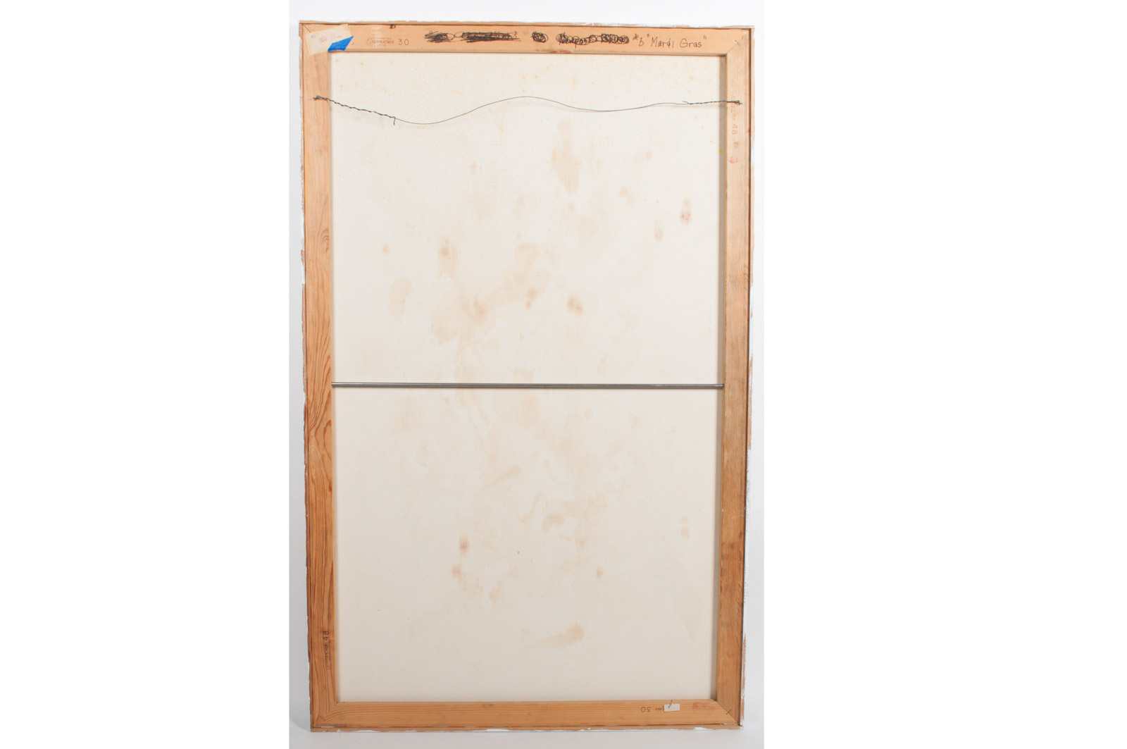 Virginia K. Hess Abstract Oil Painting on Canvas "Perennials"