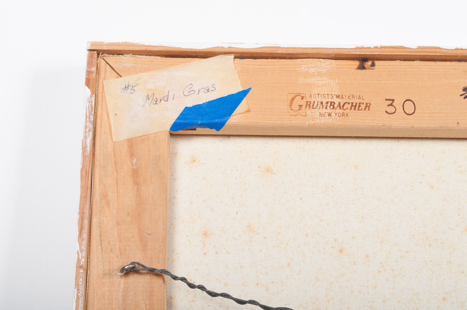 Virginia K. Hess Abstract Oil Painting on Canvas "Perennials"