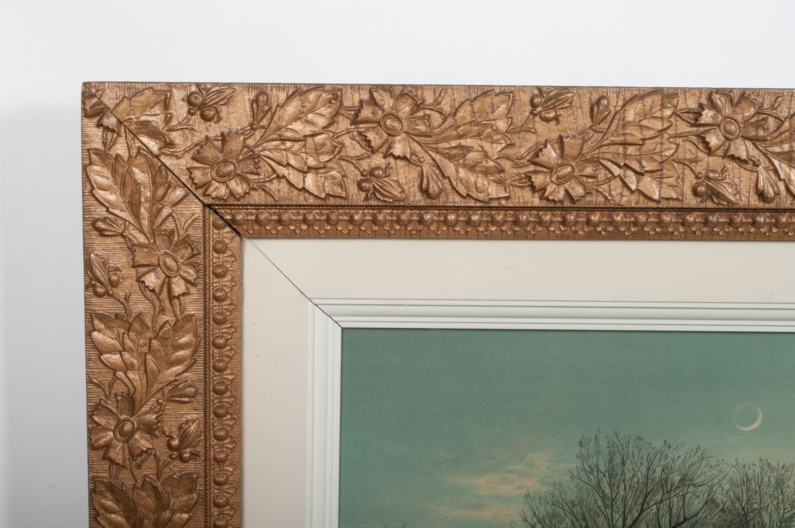 W. C. Bauer Lithograph on Paper "Christmas Eve"