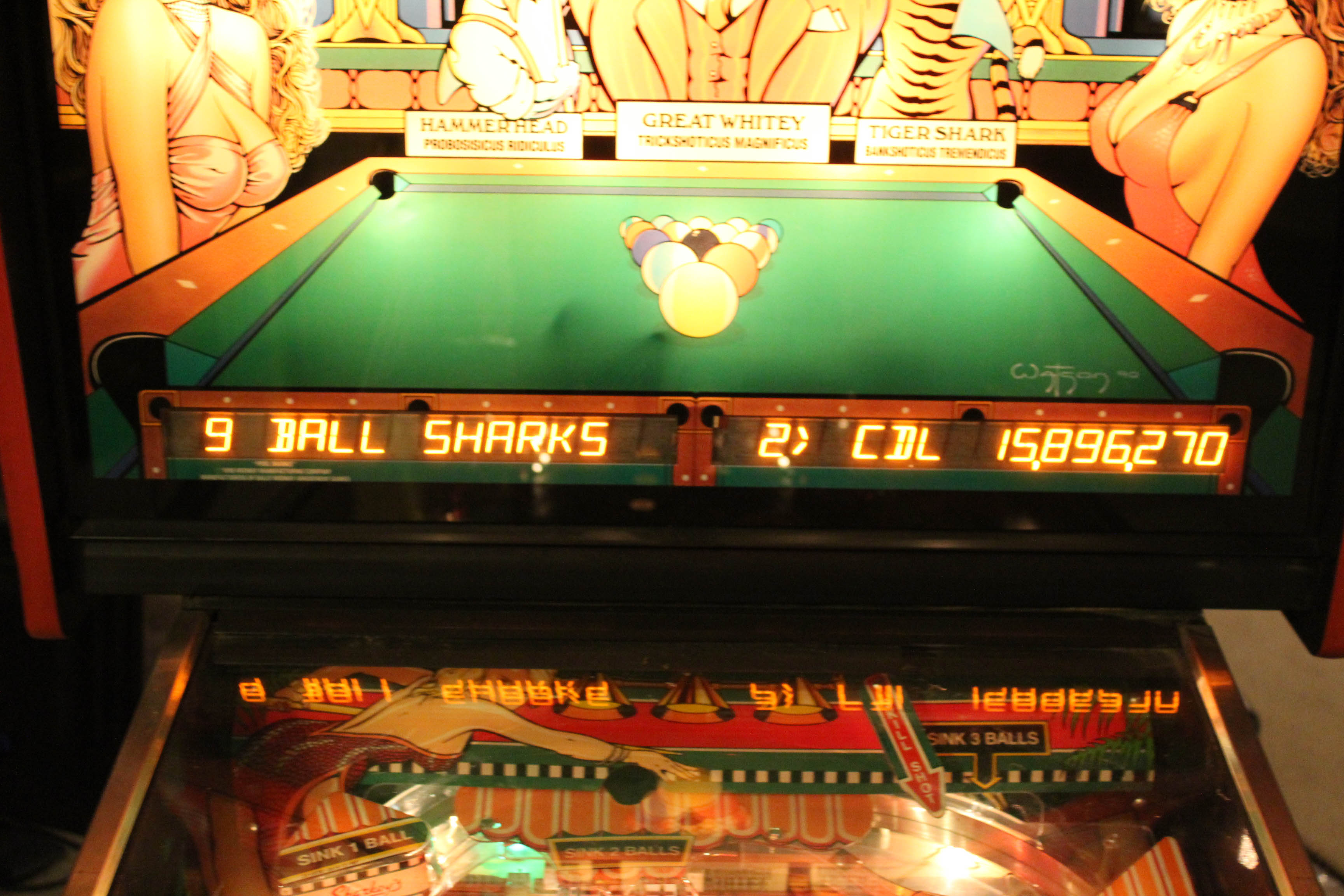Bally "Pool Sharks" Pinball Machine