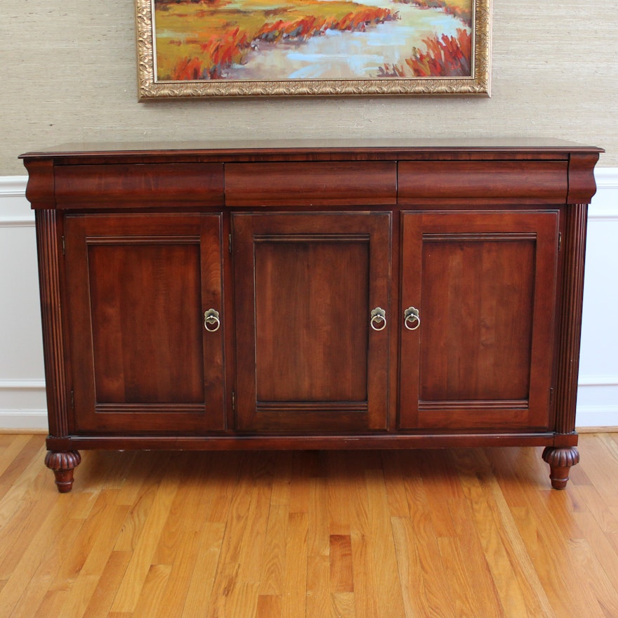 "British Classics" Carved Server Buffet by Ethan Allen
