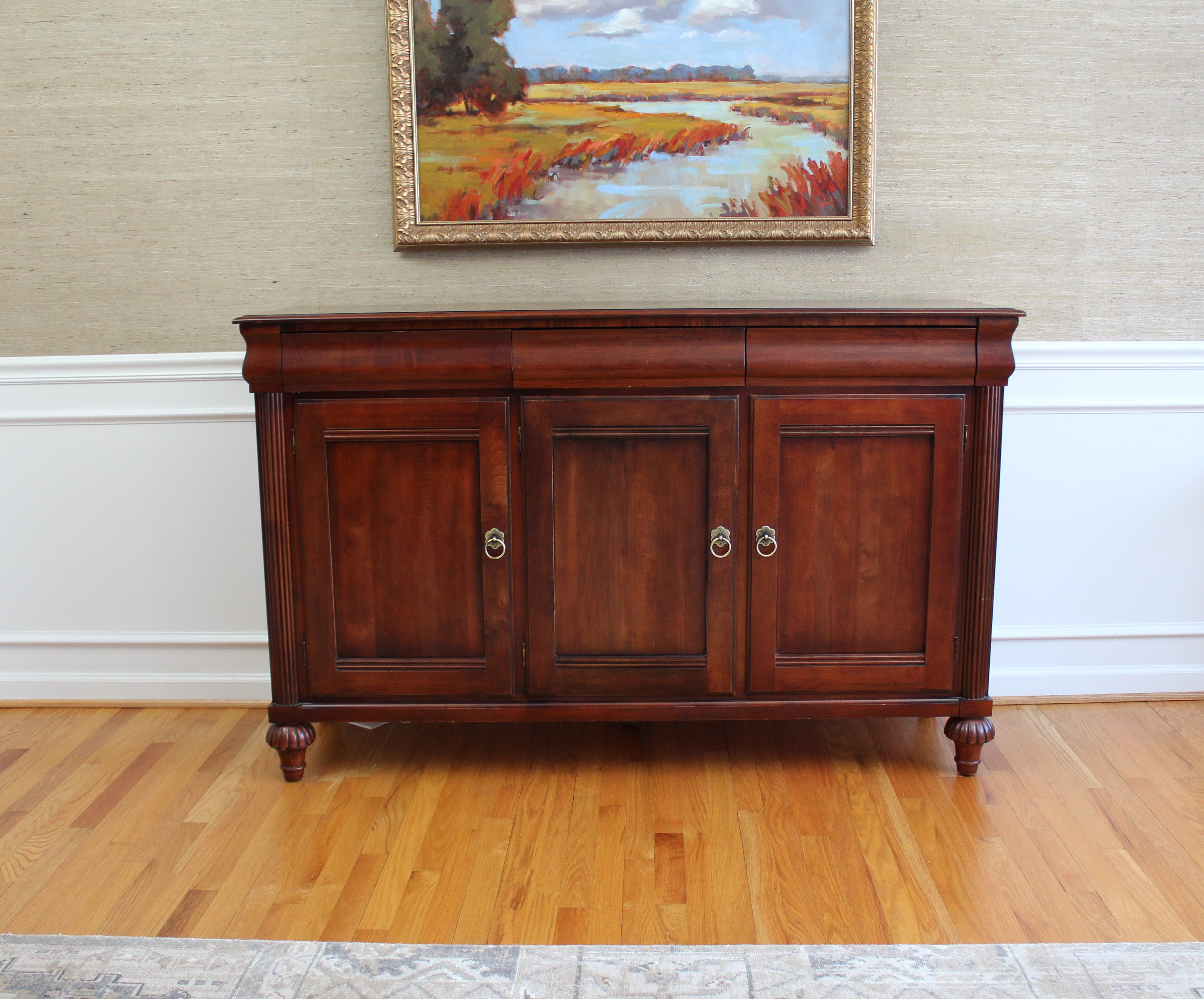 "British Classics" Carved Server Buffet by Ethan Allen