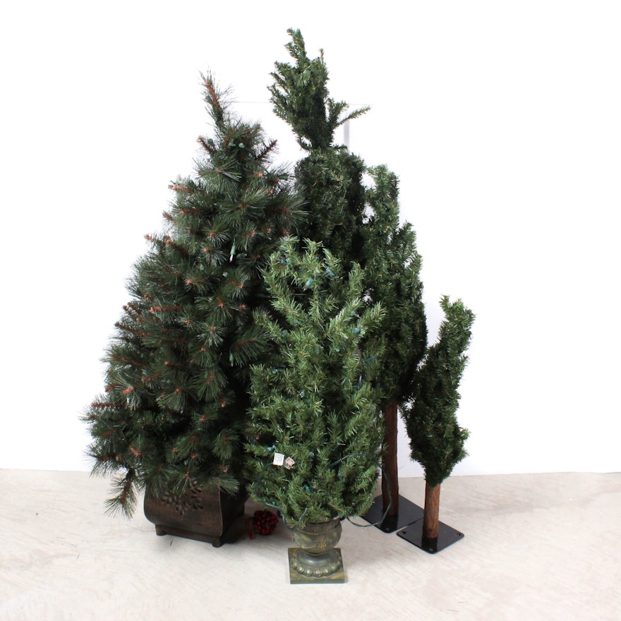 Small Scale Faux Christmas Trees