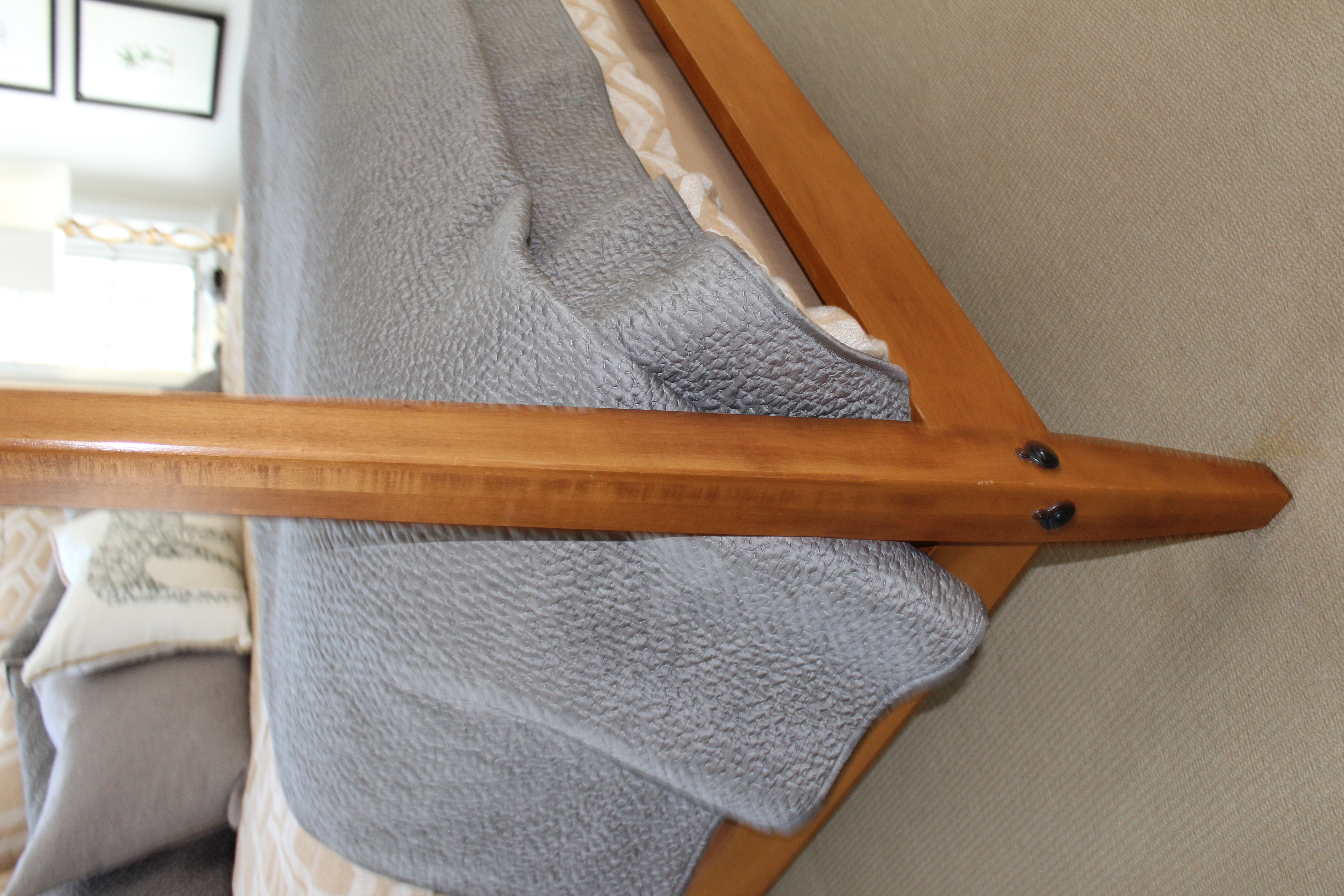 "Barrett" King Size Pencil Poster Bed Frame by Ethan Allen