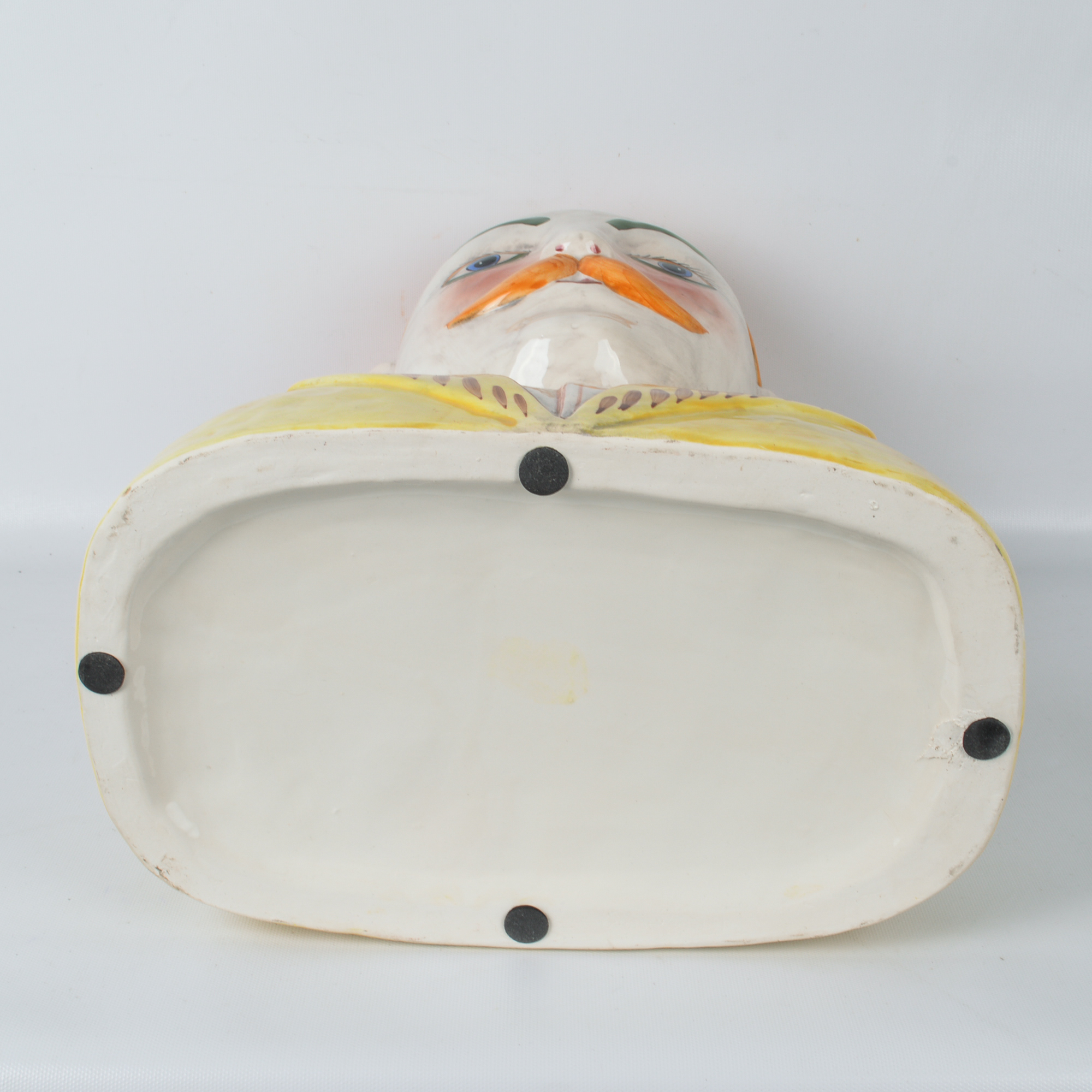 Glazed Ceramic Bust Vase