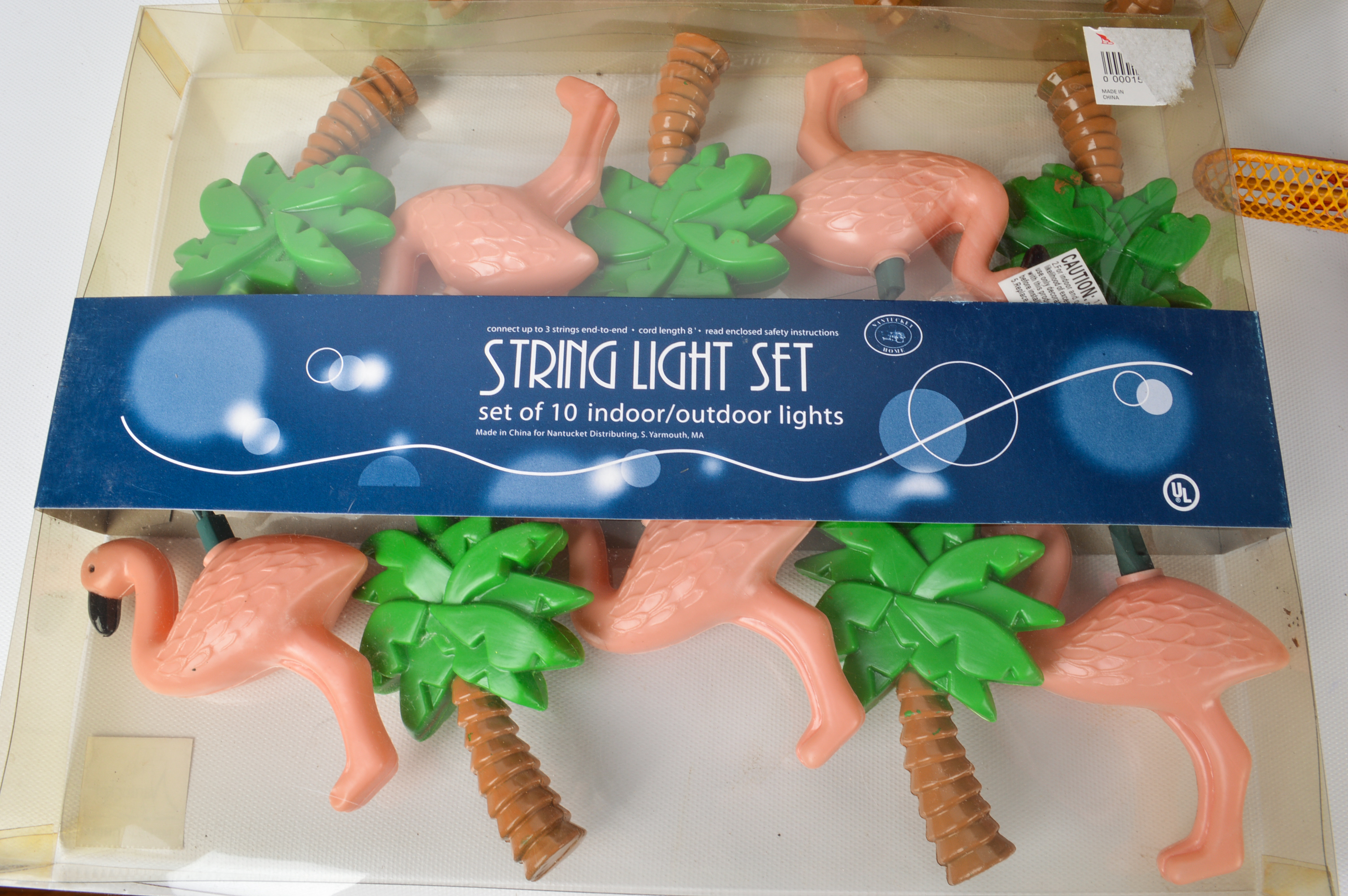 Lighted Animated Garden Flamingo and Party Lights