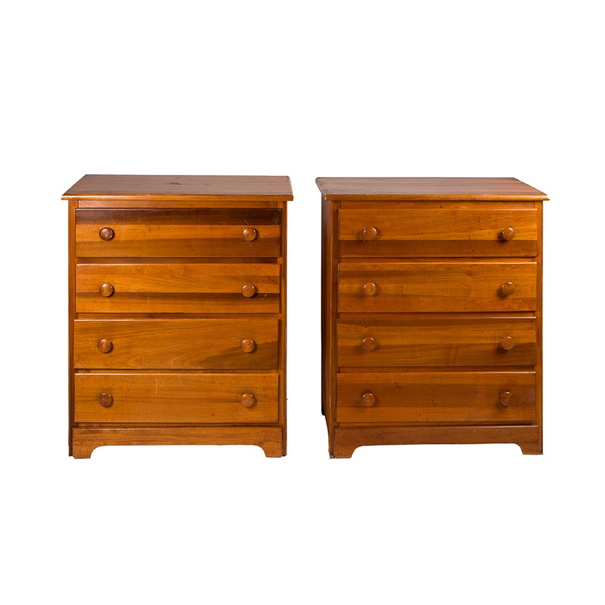 Pair of Shaker Style Wooden Dressers