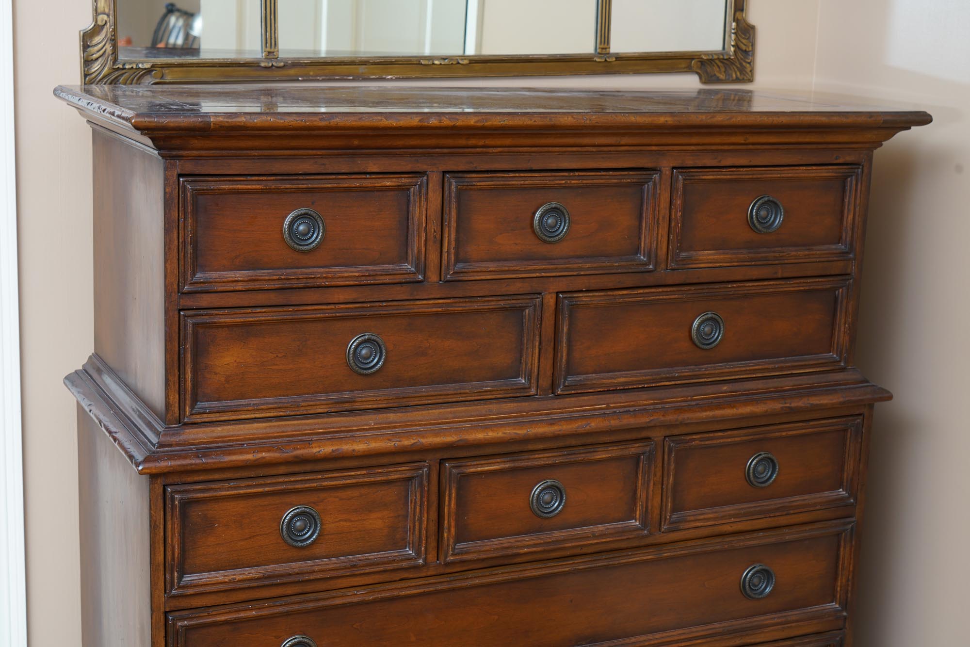 Cherry Chest-on-Chest by Baker Furniture