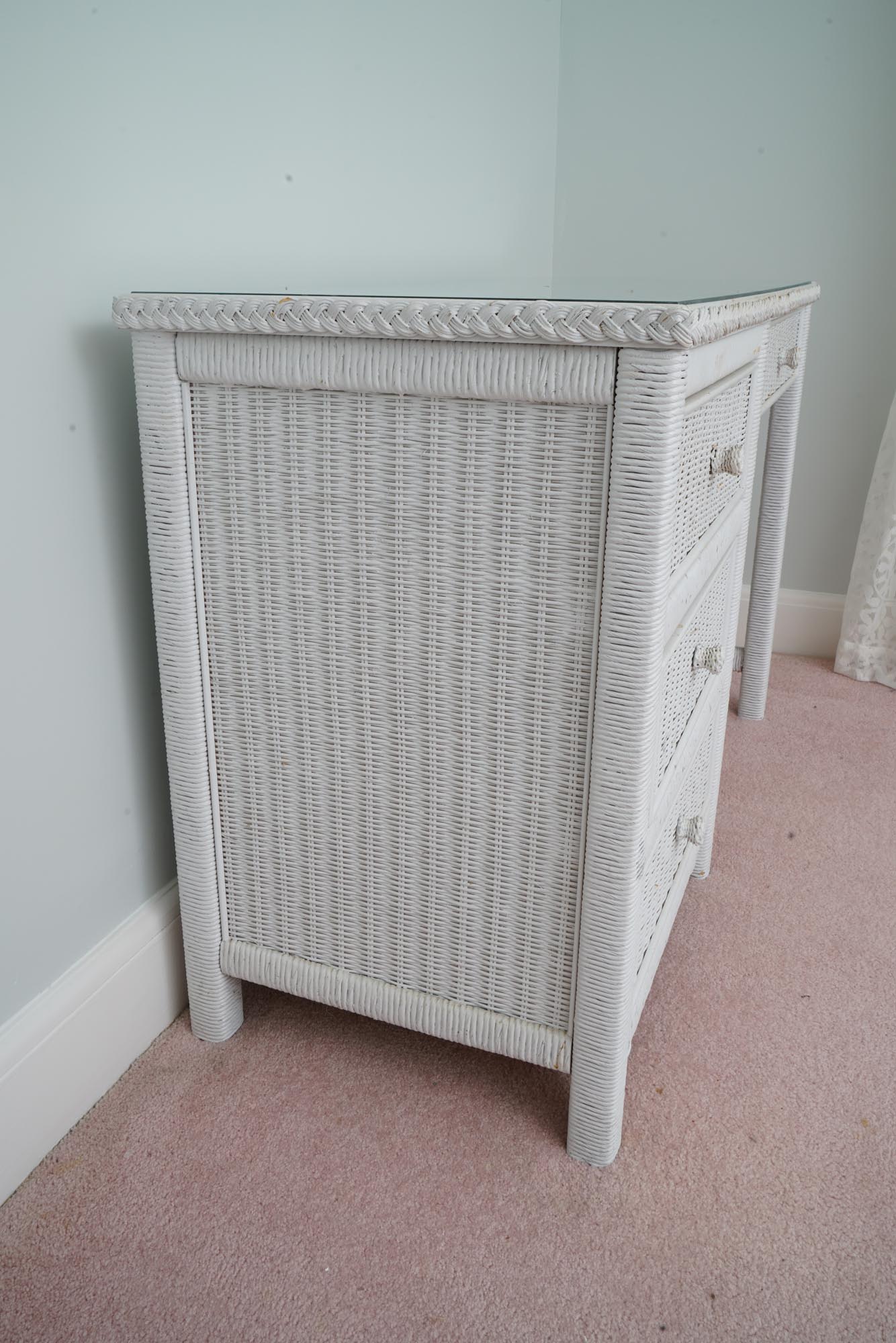 Henry Link Wicker Desk and Chair EBTH