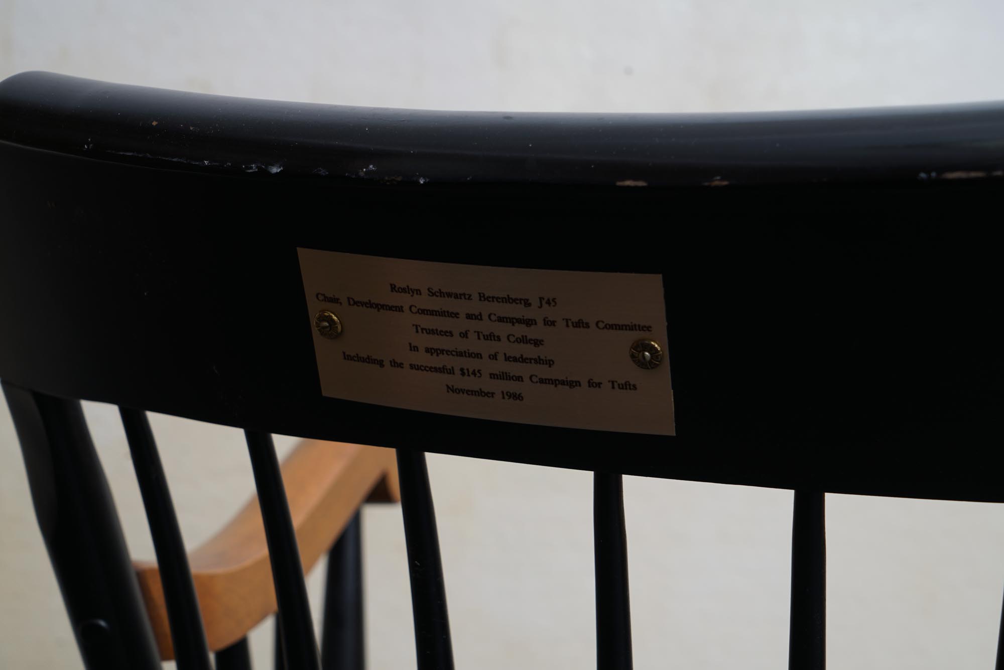 Tufts University Windsor Chairs by Nichols & Stone