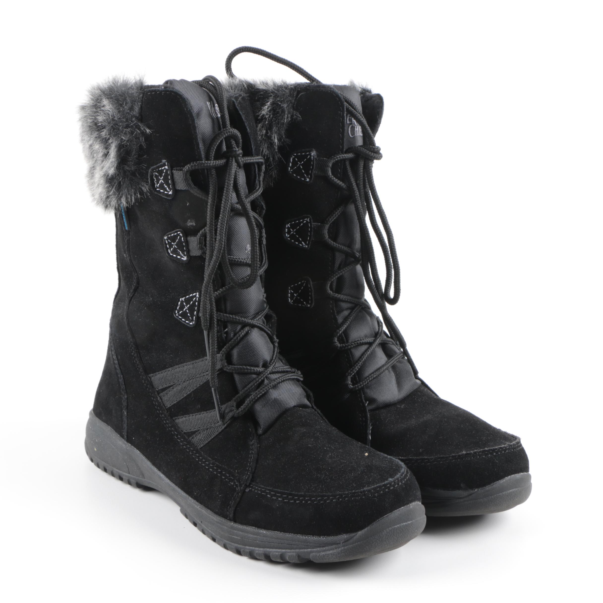 Women's Western Chief Black Suede Waterproof Boots