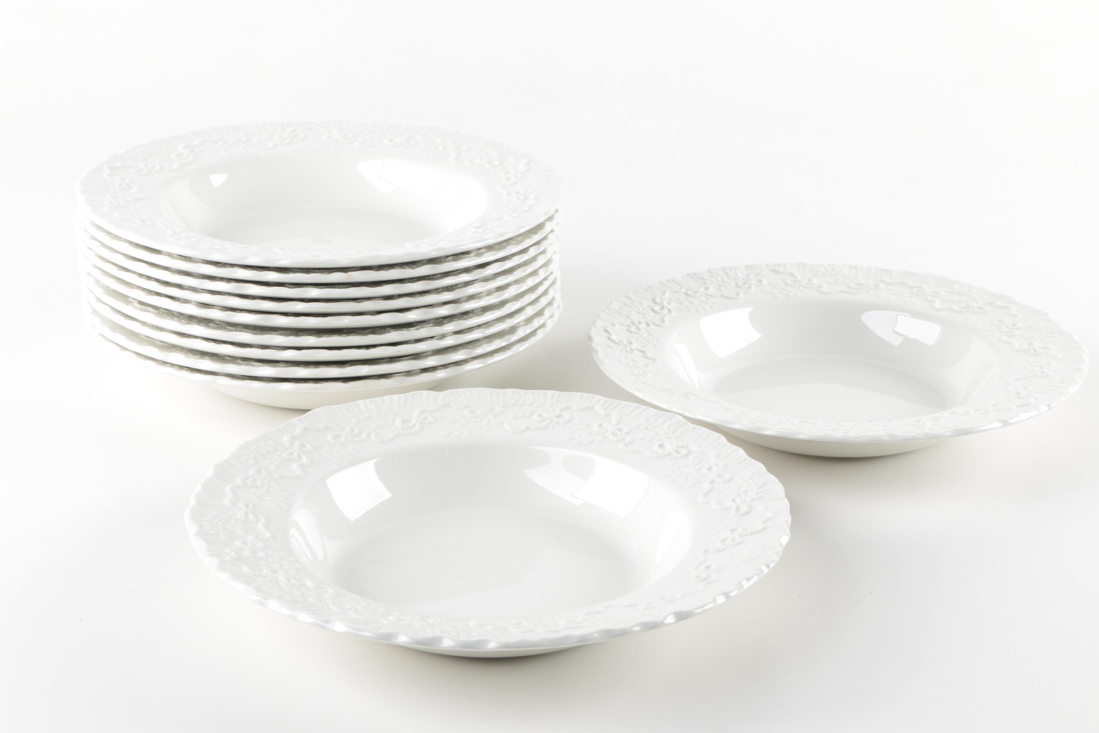 Ralph Lauren Wedgwood "Claire" Soup Bowls