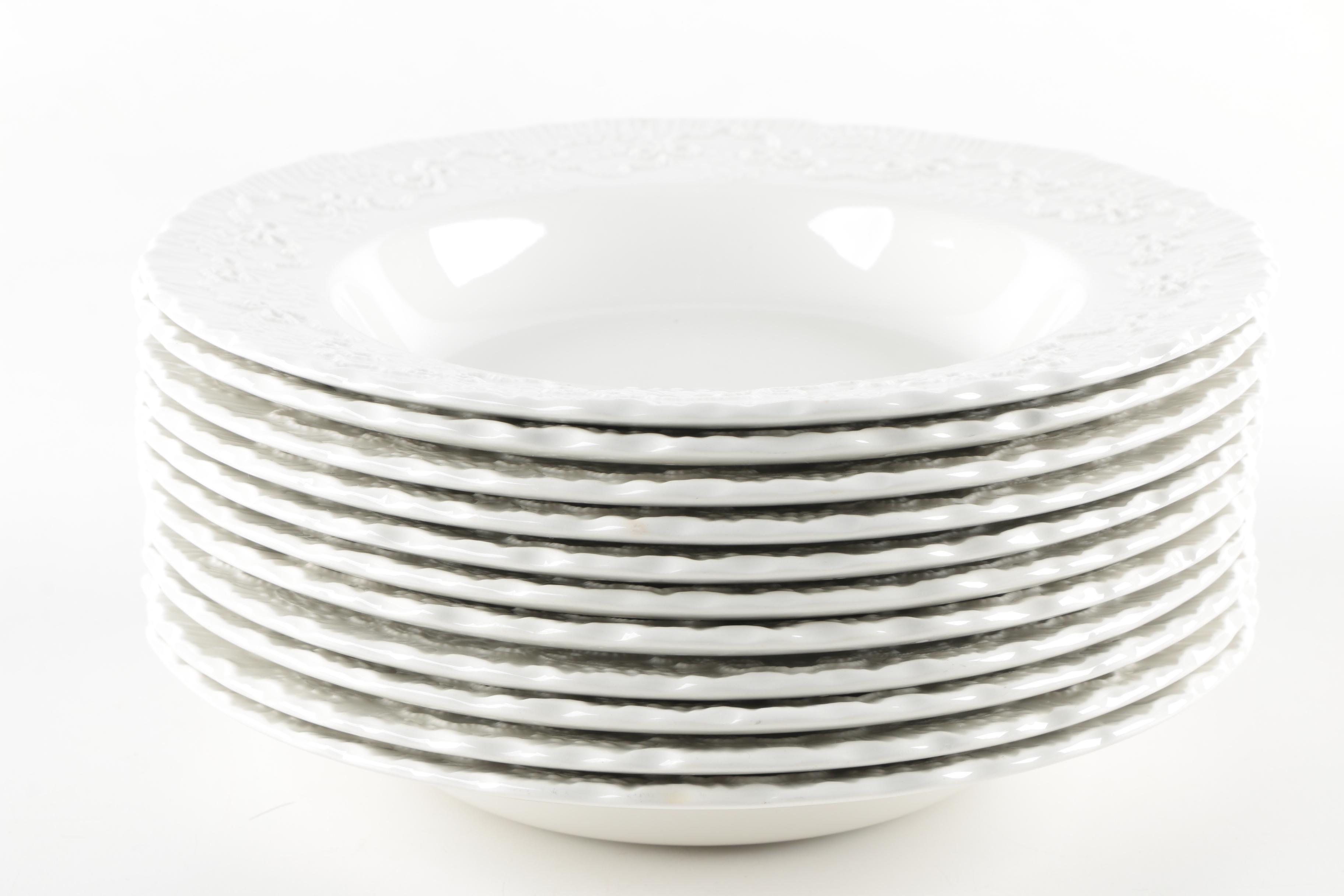 Ralph Lauren Wedgwood "Claire" Soup Bowls